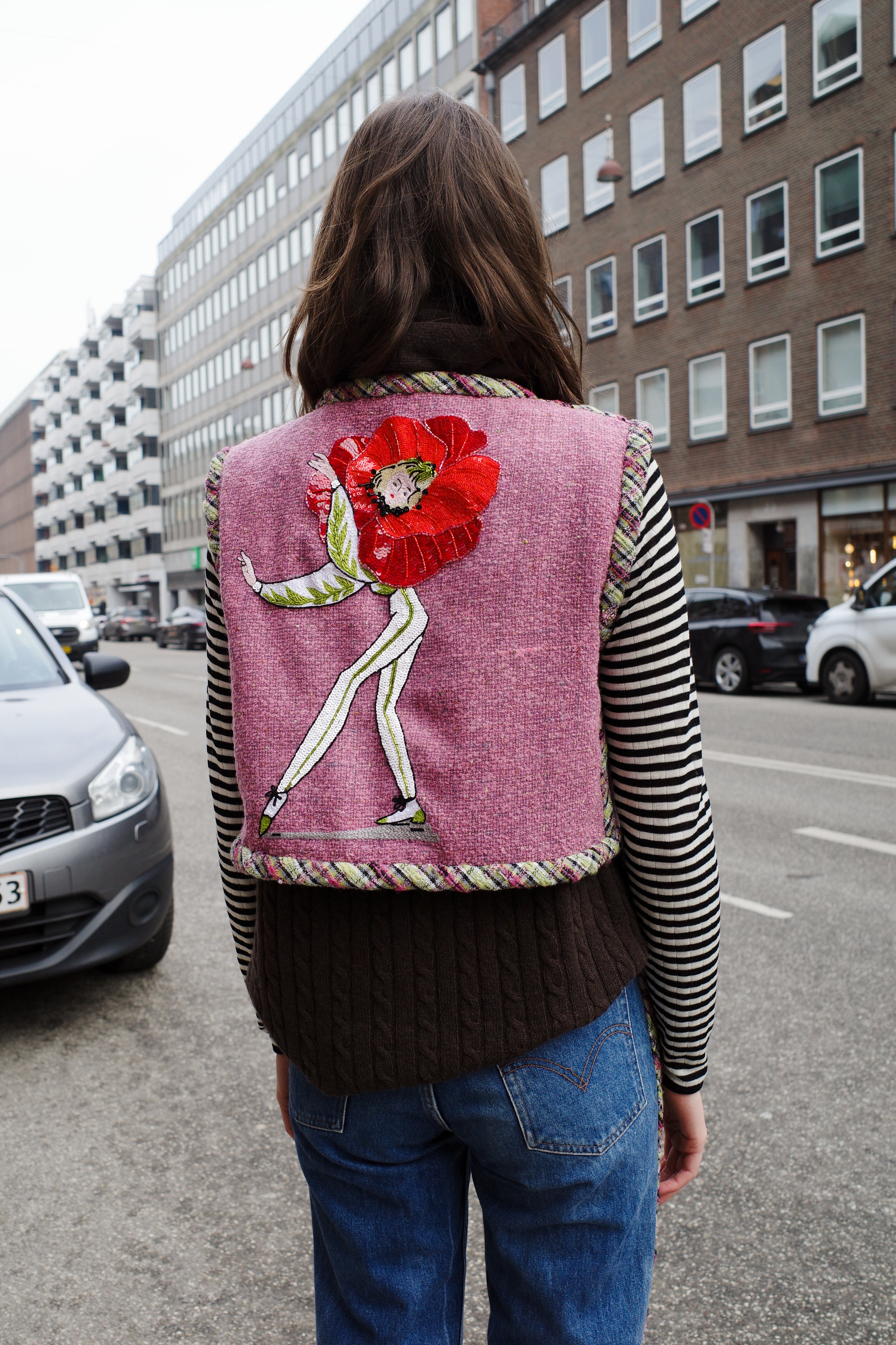 Ravnbak Vest - Flower lady