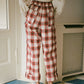 Hannah Pants - Red/White Checkered
