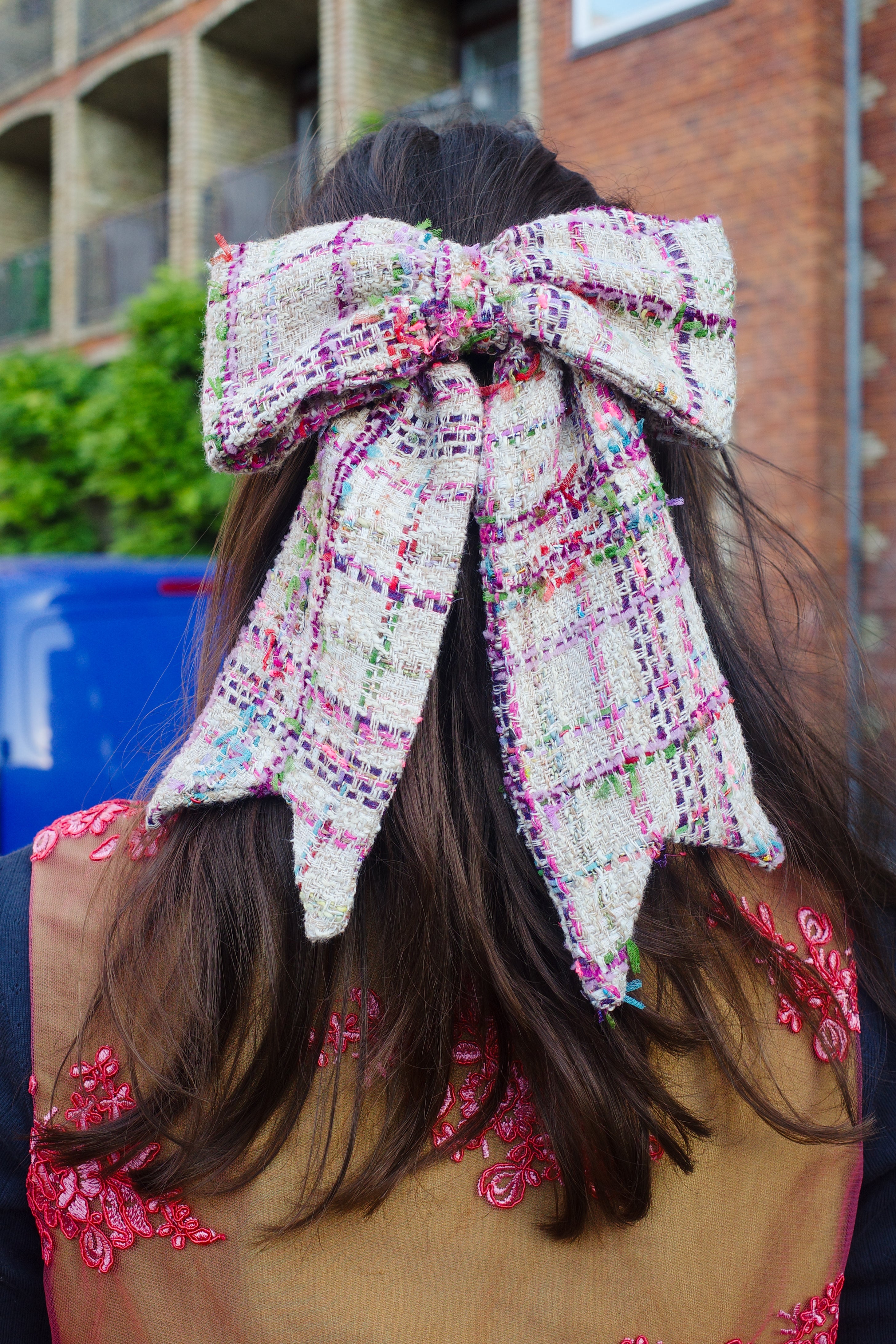 Caro Silk Bow Barrette