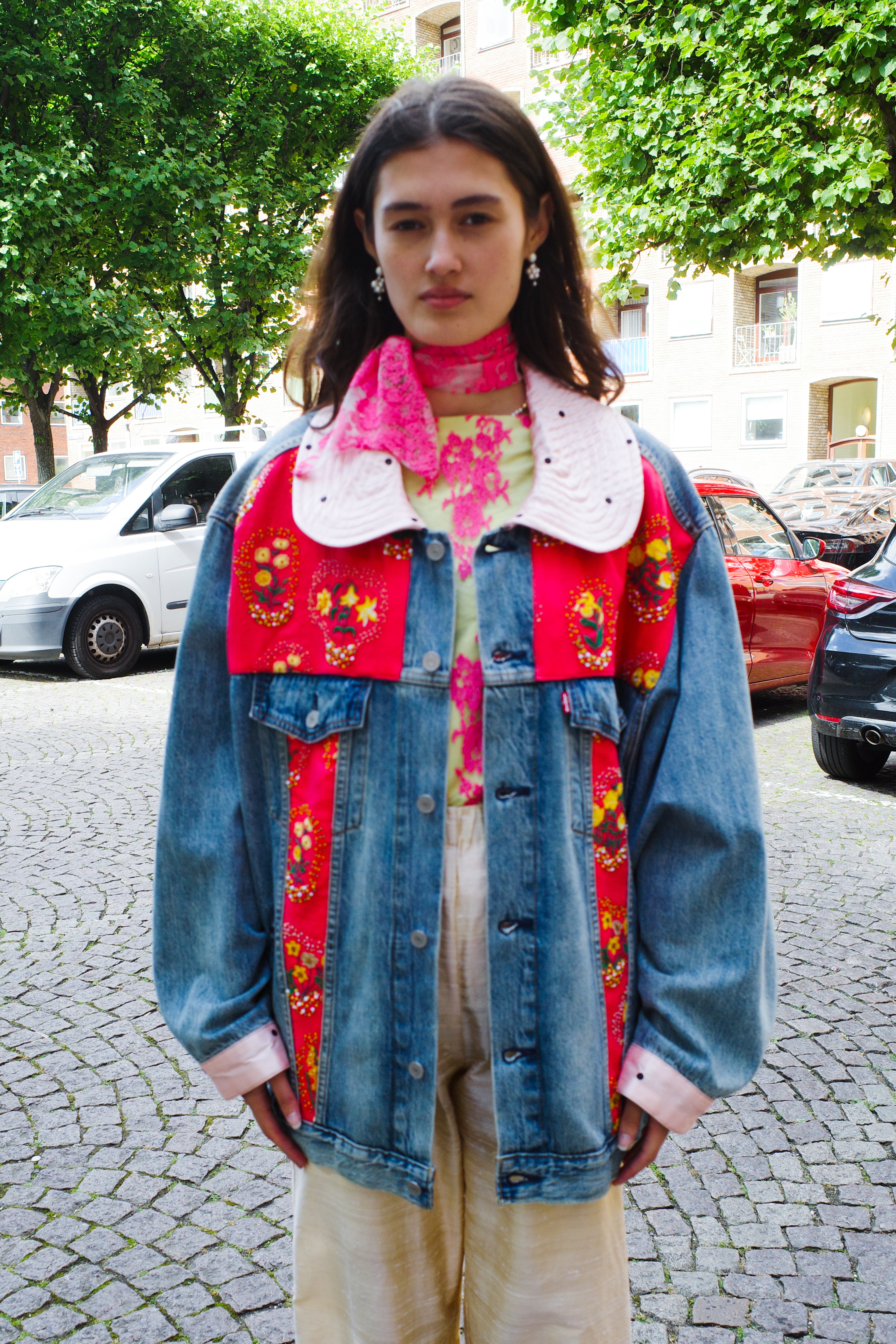 Upcycled Denim Jacket - One of a kind