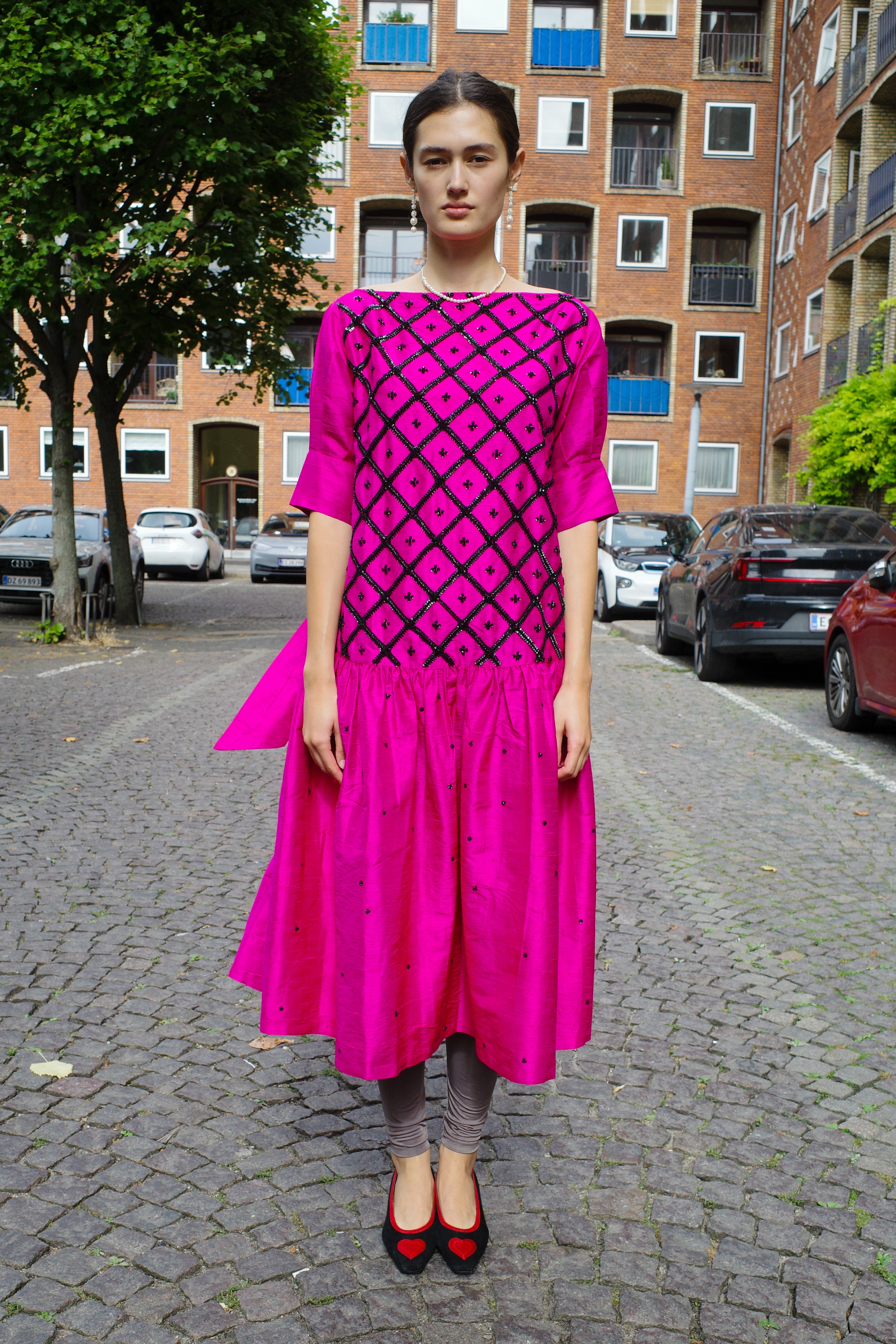 Carmen dress - Silk Taffeta