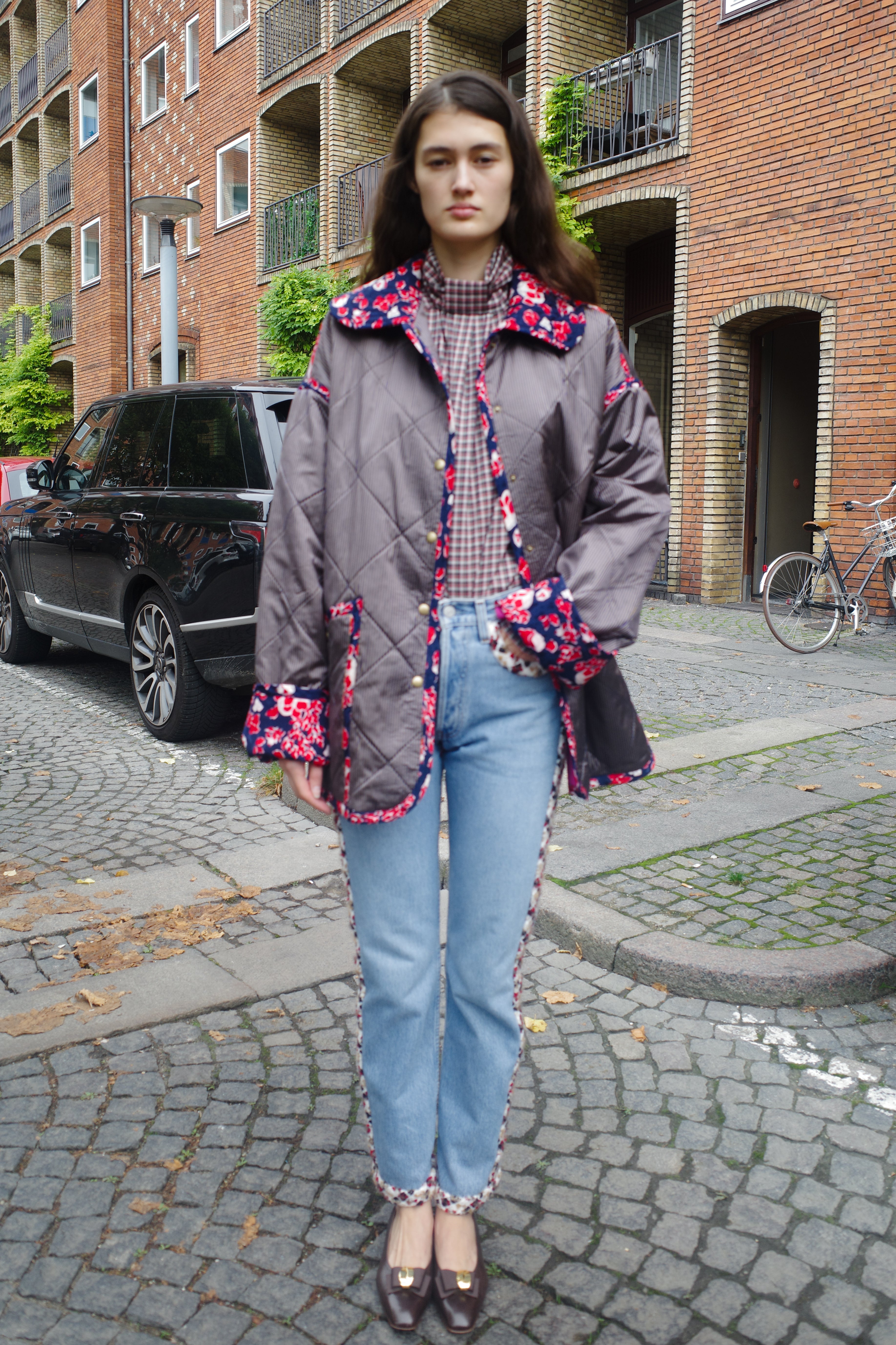 Alma quilted silk jacket