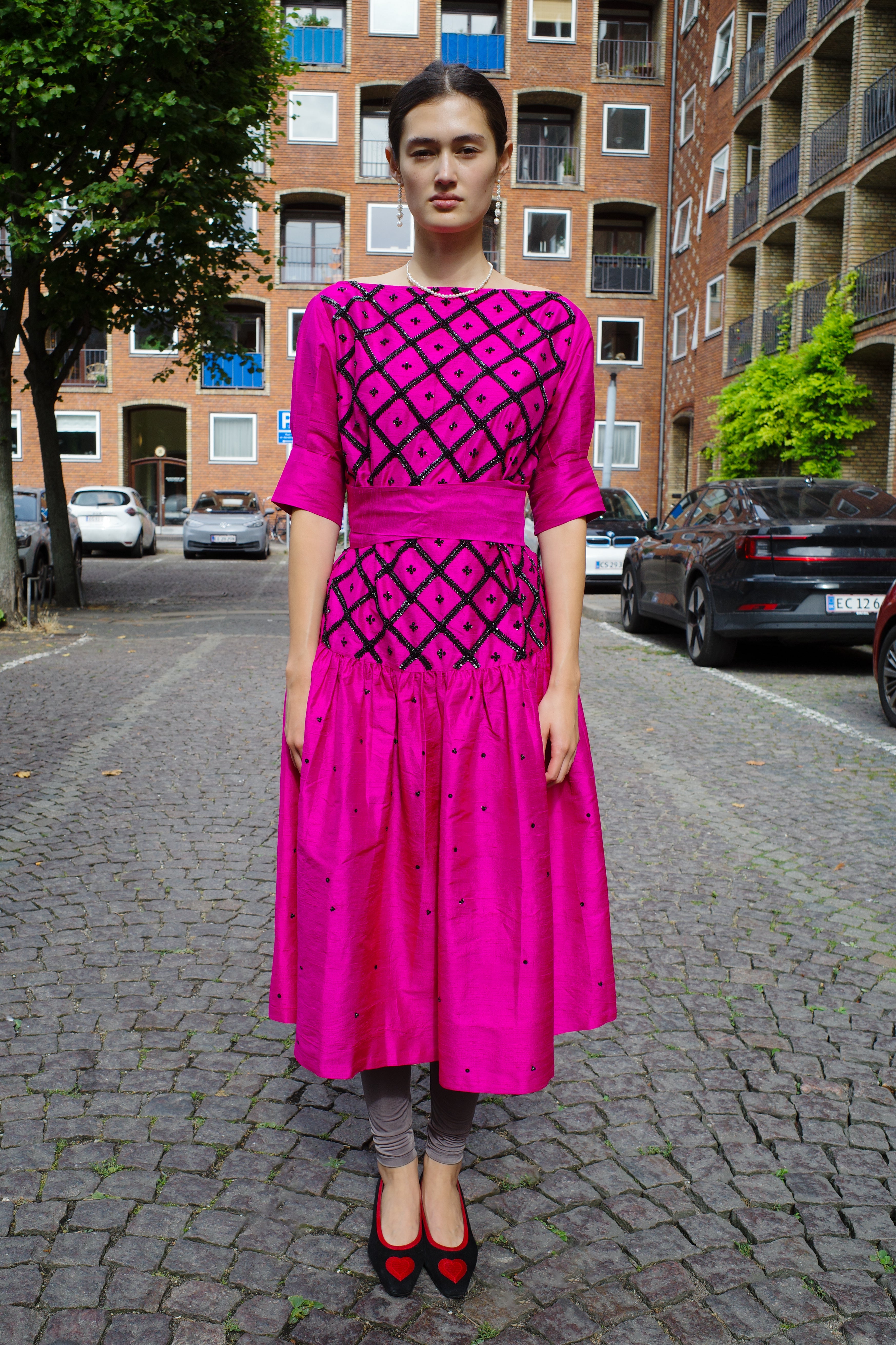 Carmen dress - Silk Taffeta