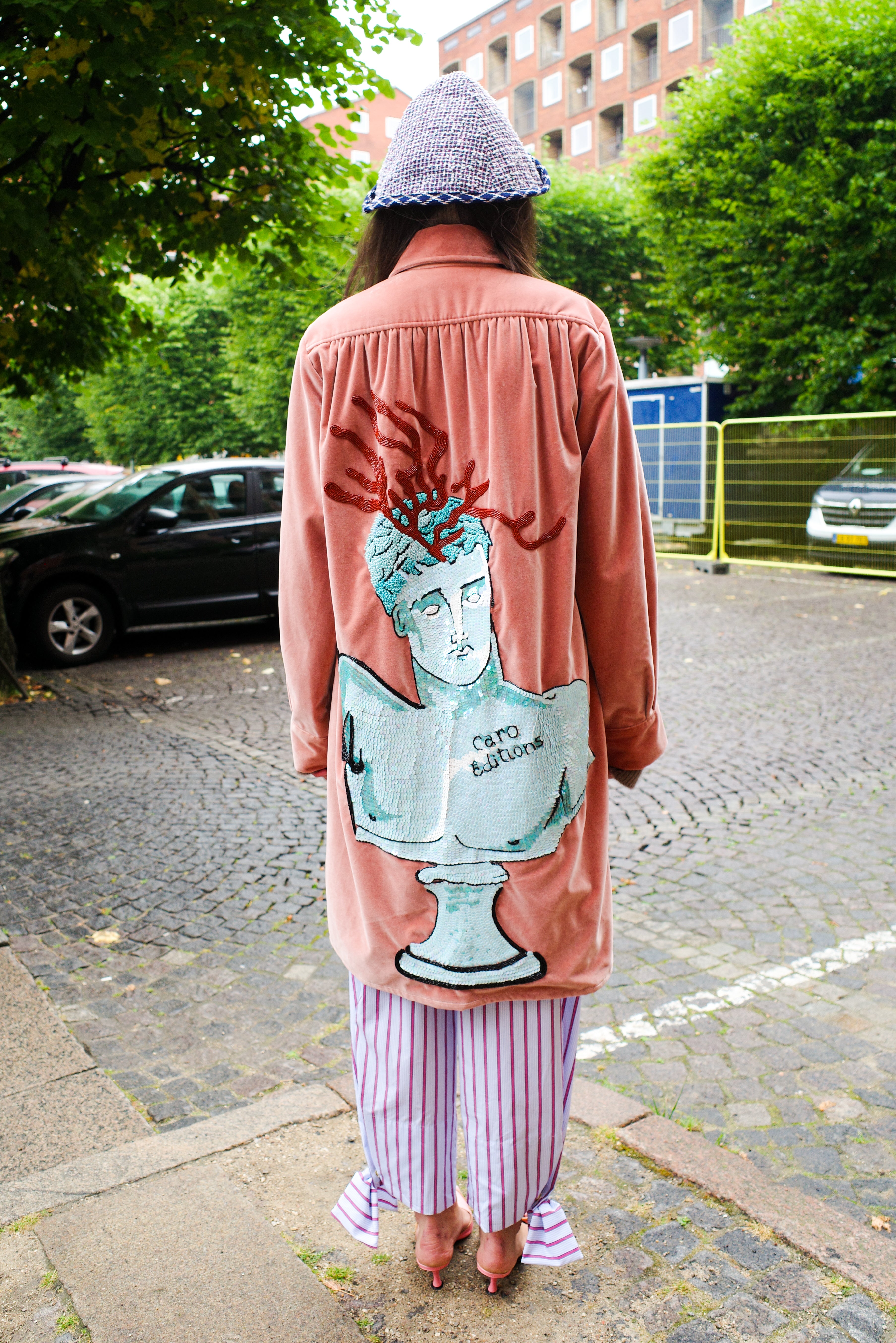 Gaia Coat - pale pink