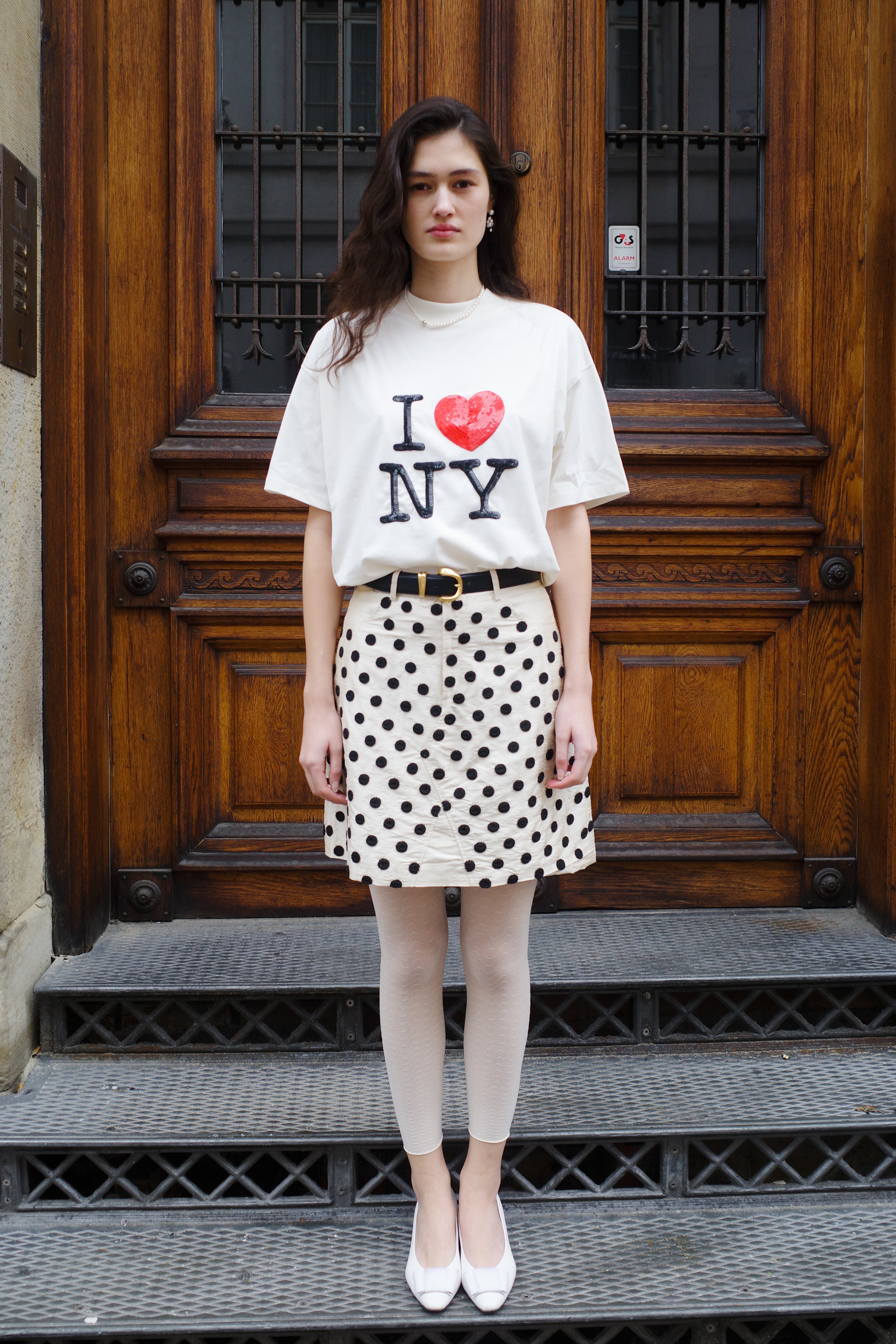 NUNU SKIRT SILK WHITE