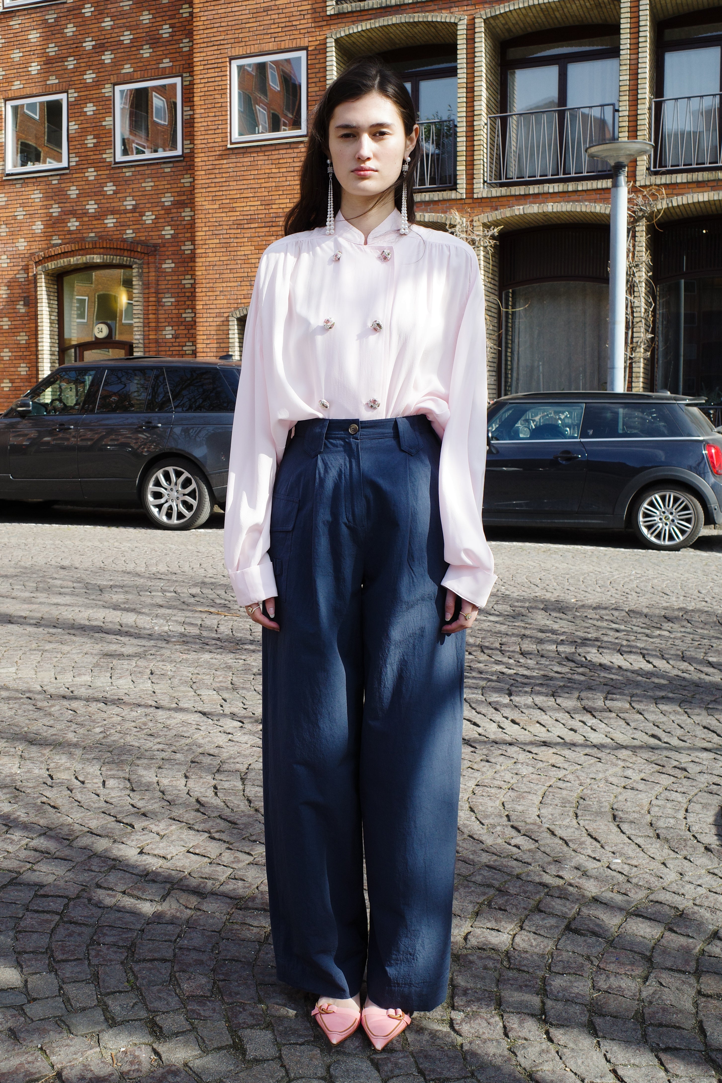 Beatrice Pants - Navy