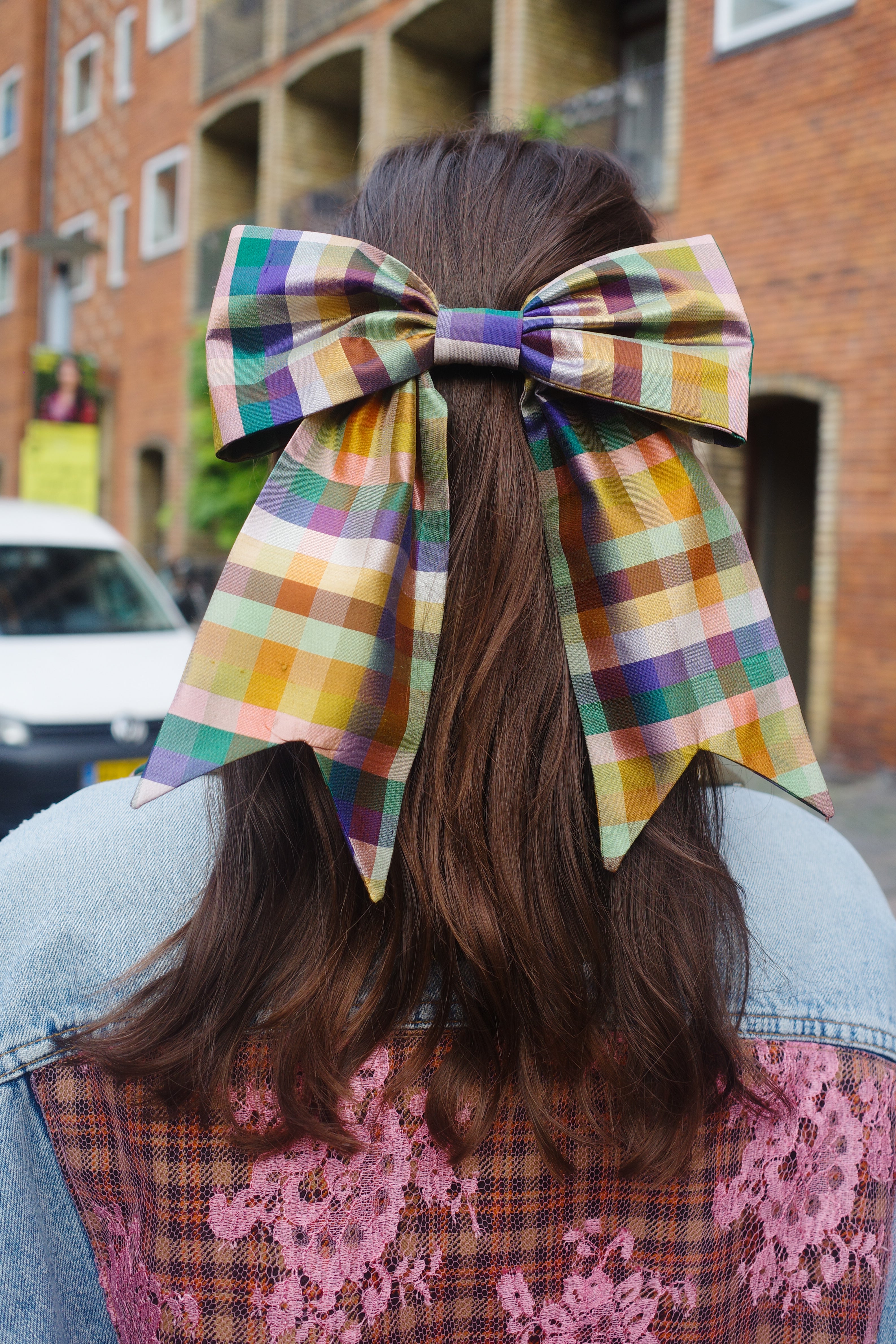 Caro Silk Bow Barrette