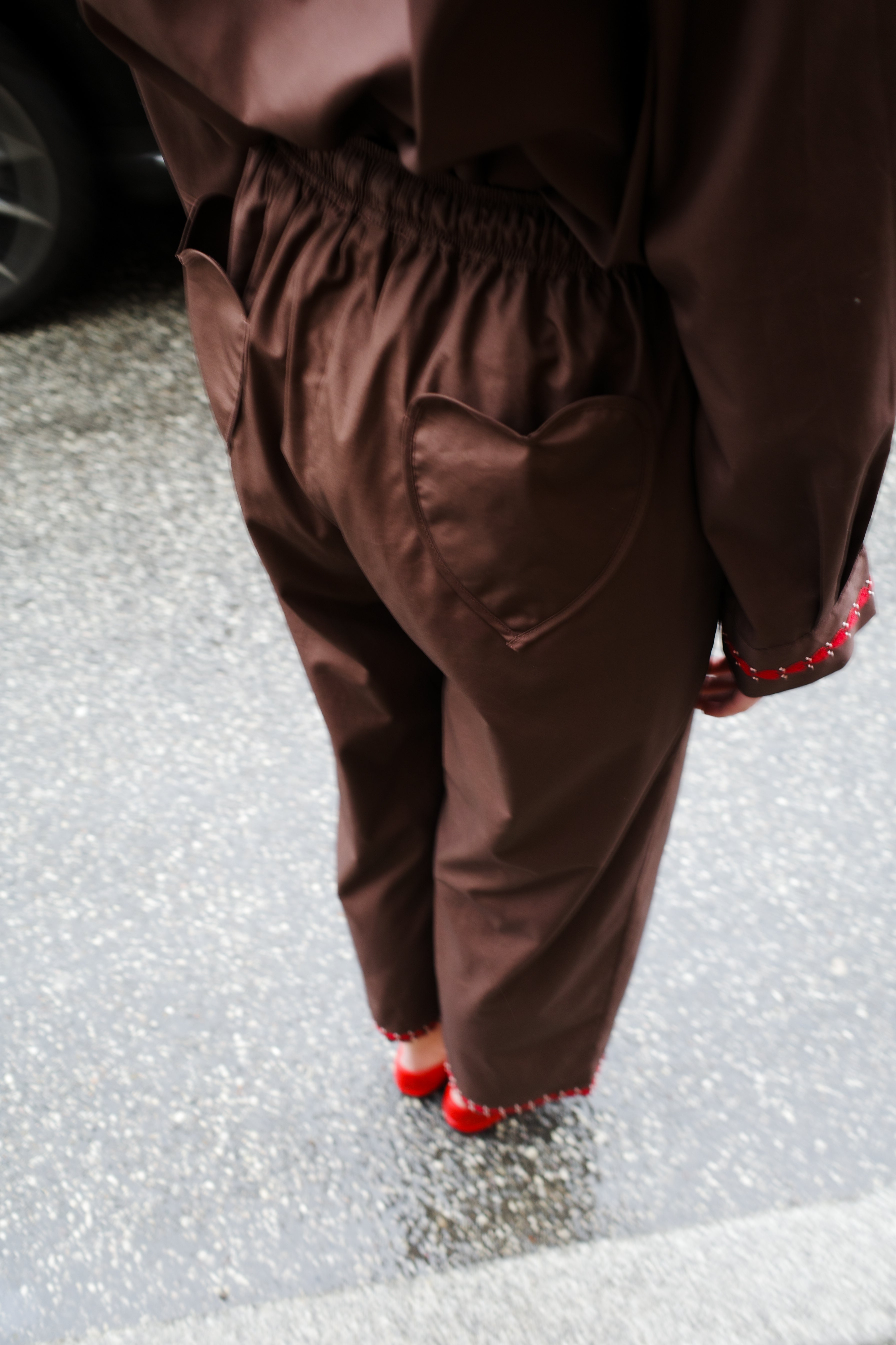 Hannah love pants - dark brown