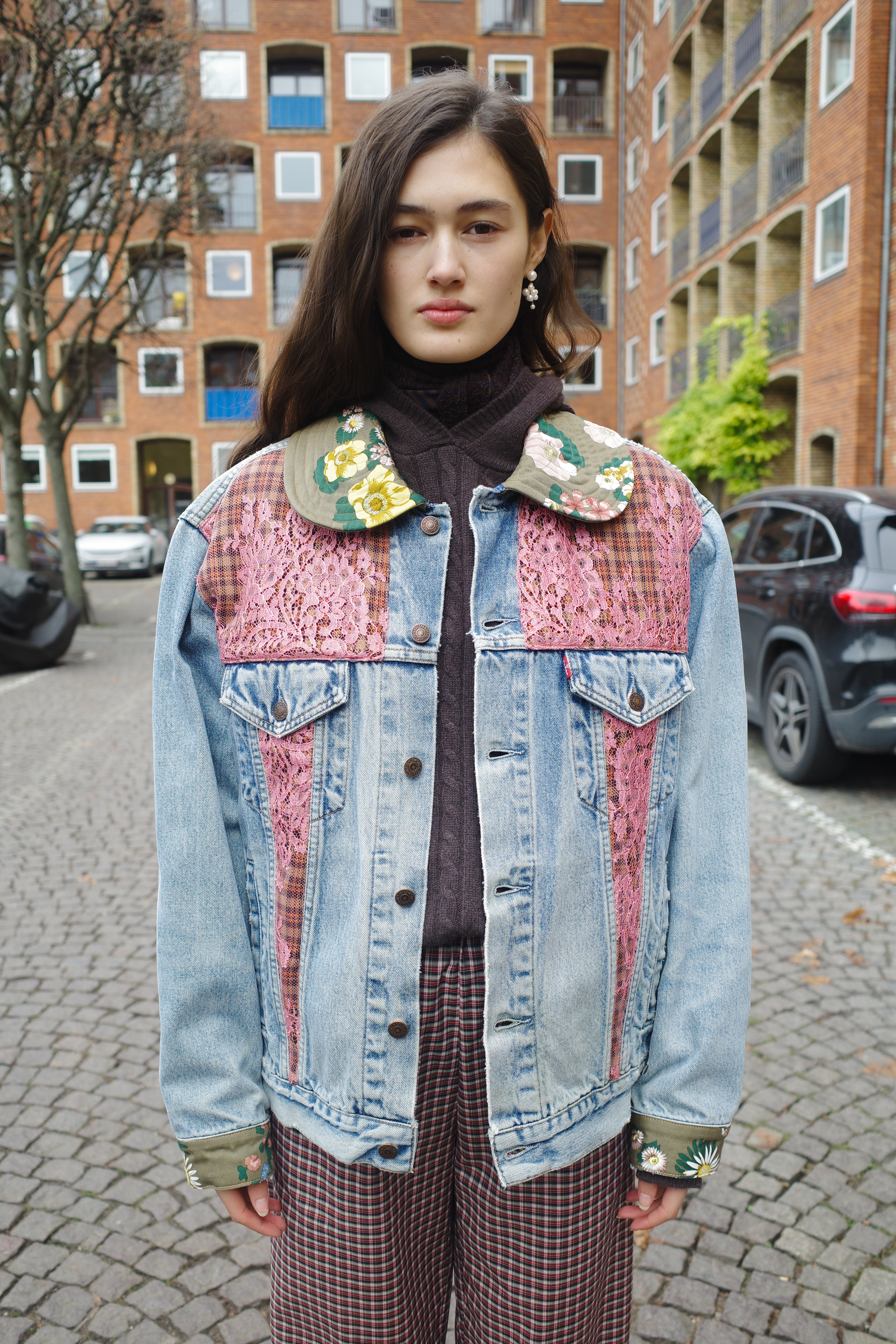 Upcycled Denim Jacket - One of a kind