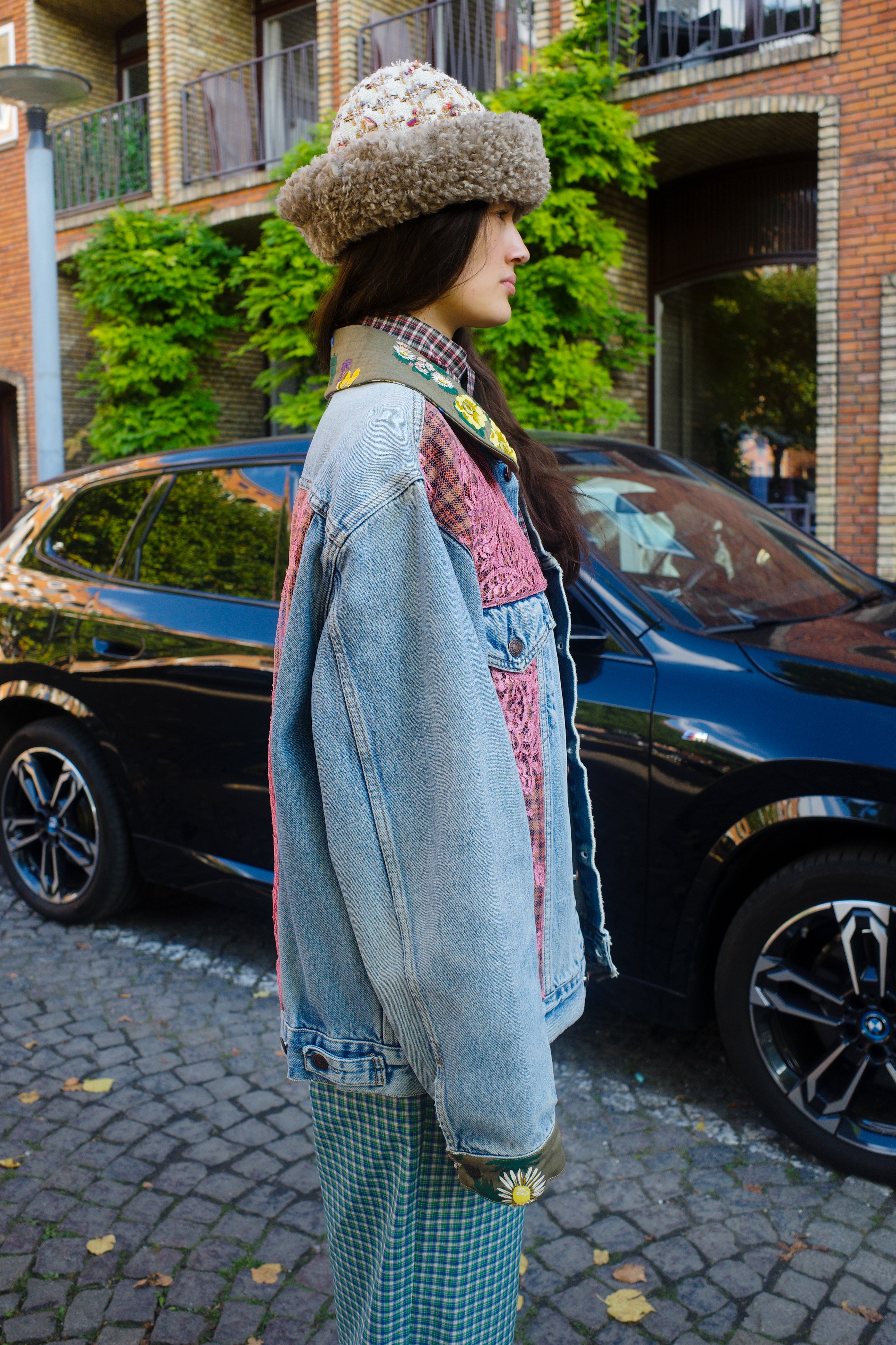 Upcycled Denim Jacket - One of a kind