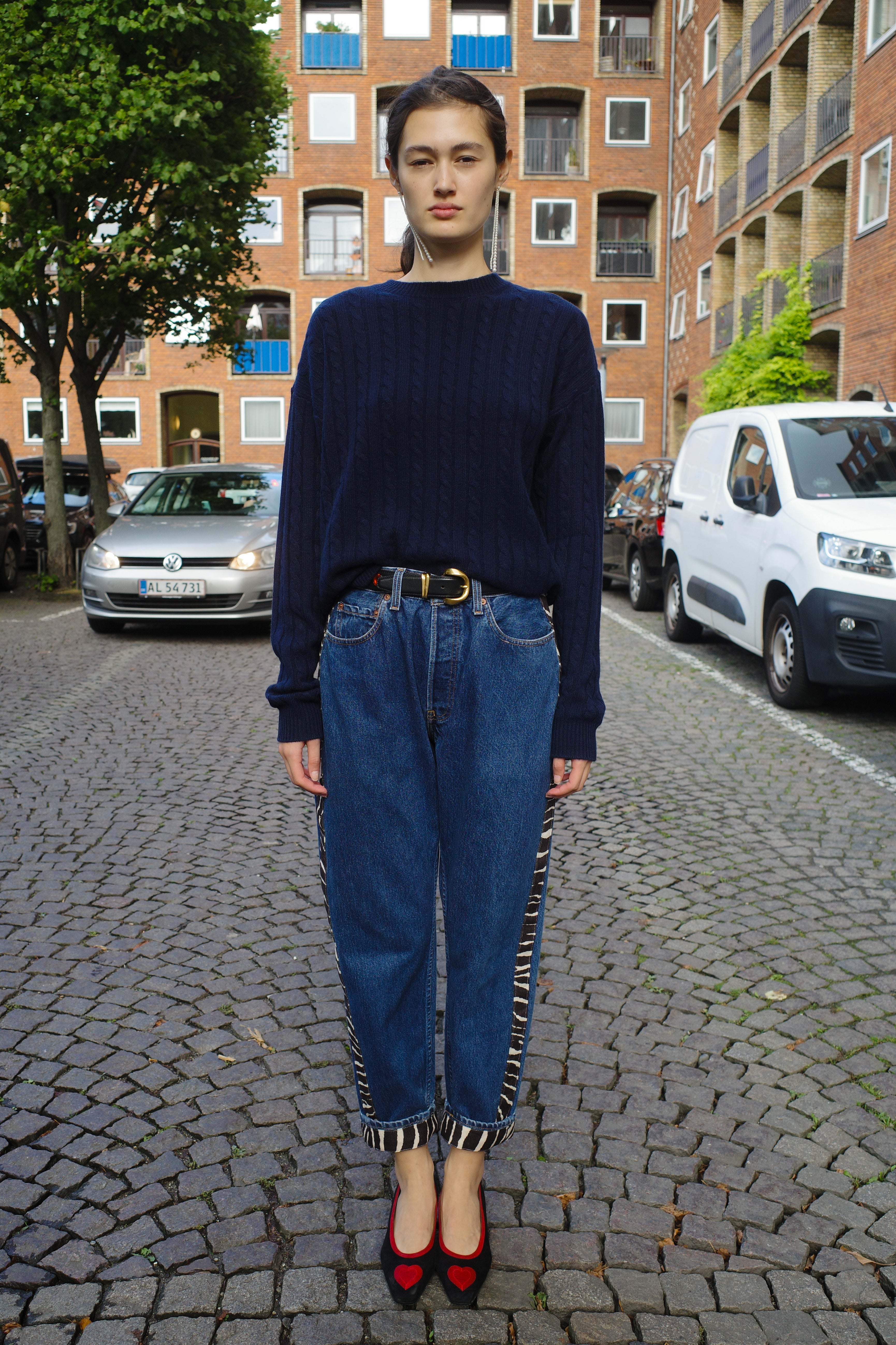 UPCYKLED denim jeans - one of a kind