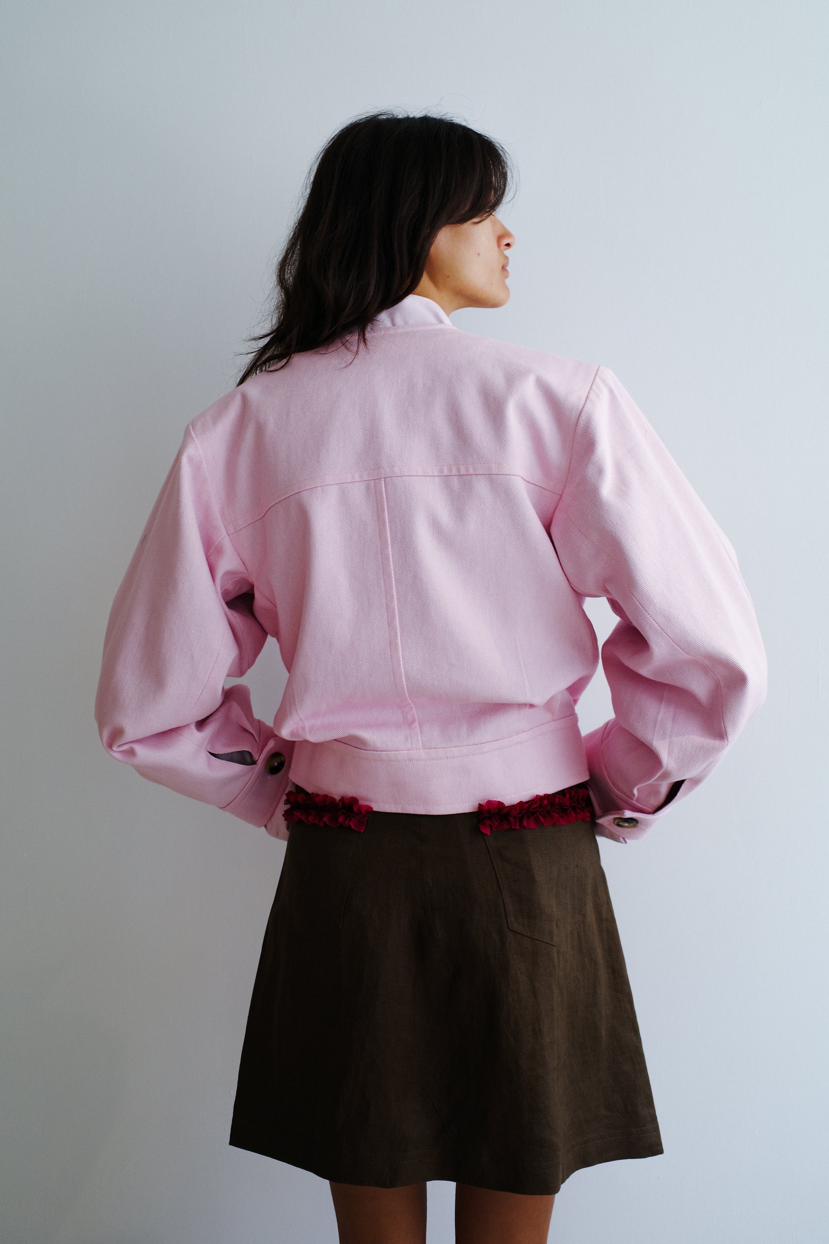 Yoko Bomber - Pale Pink