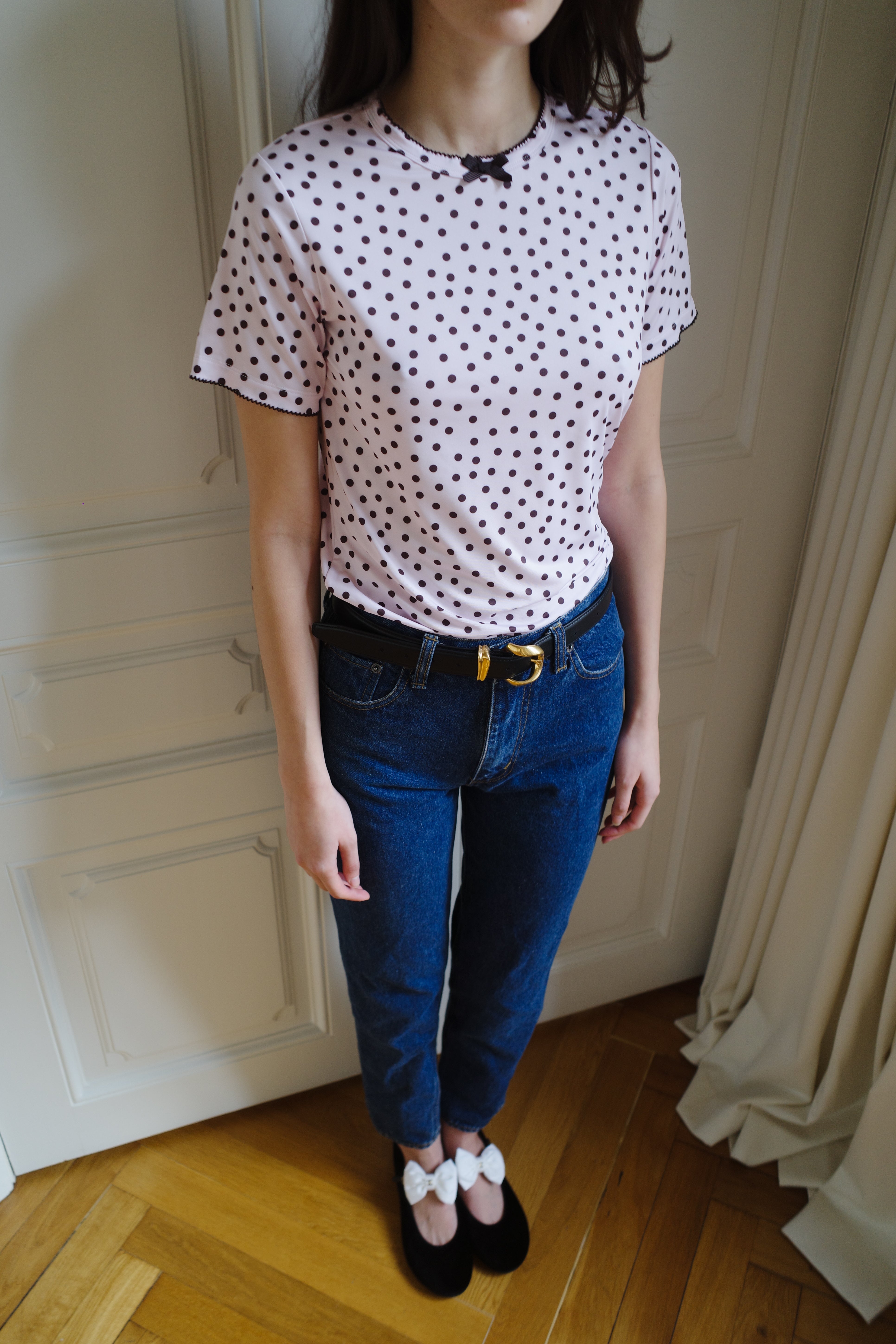 T-Shirt Jersey Pink Dots