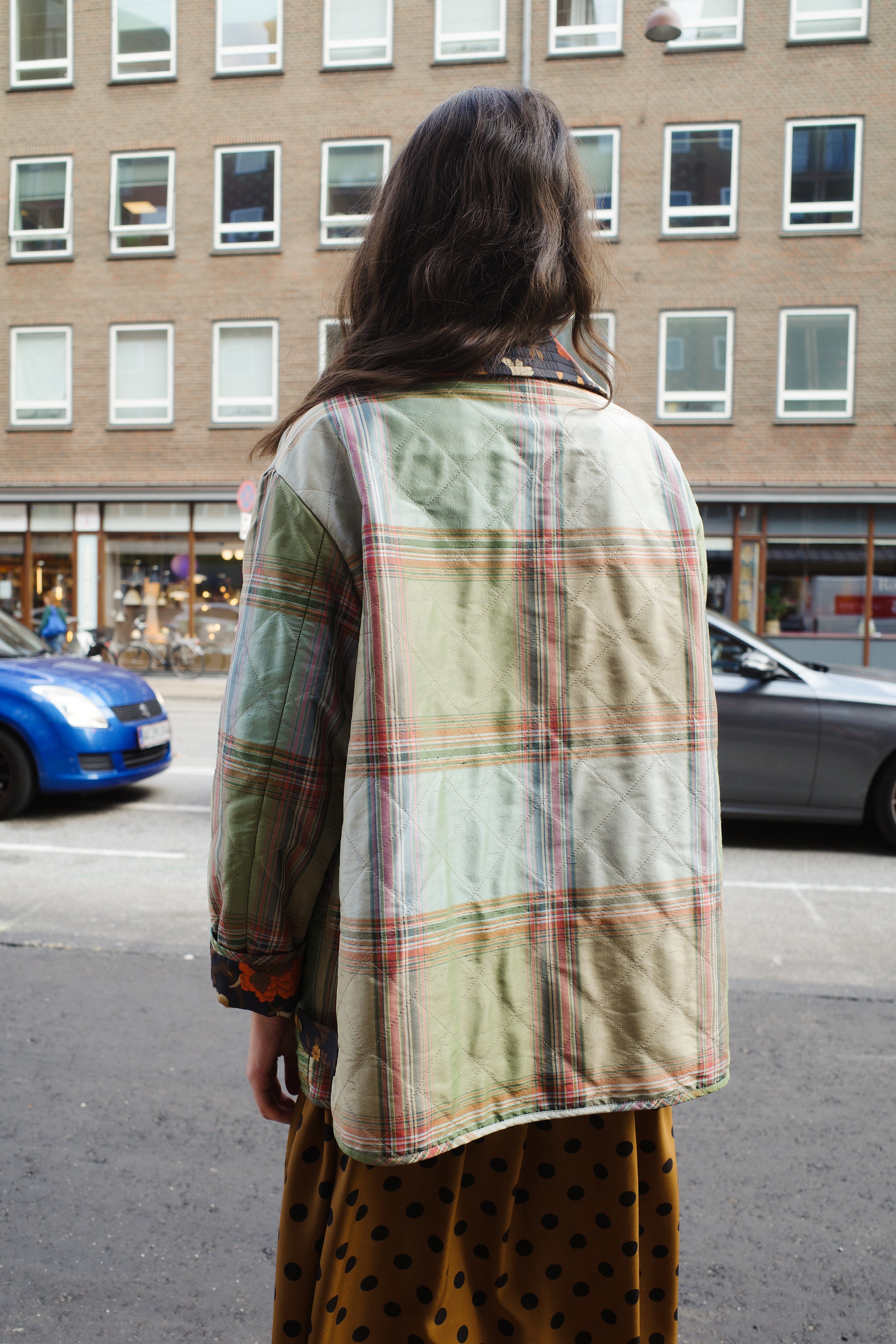 Alma quilted silk jacket