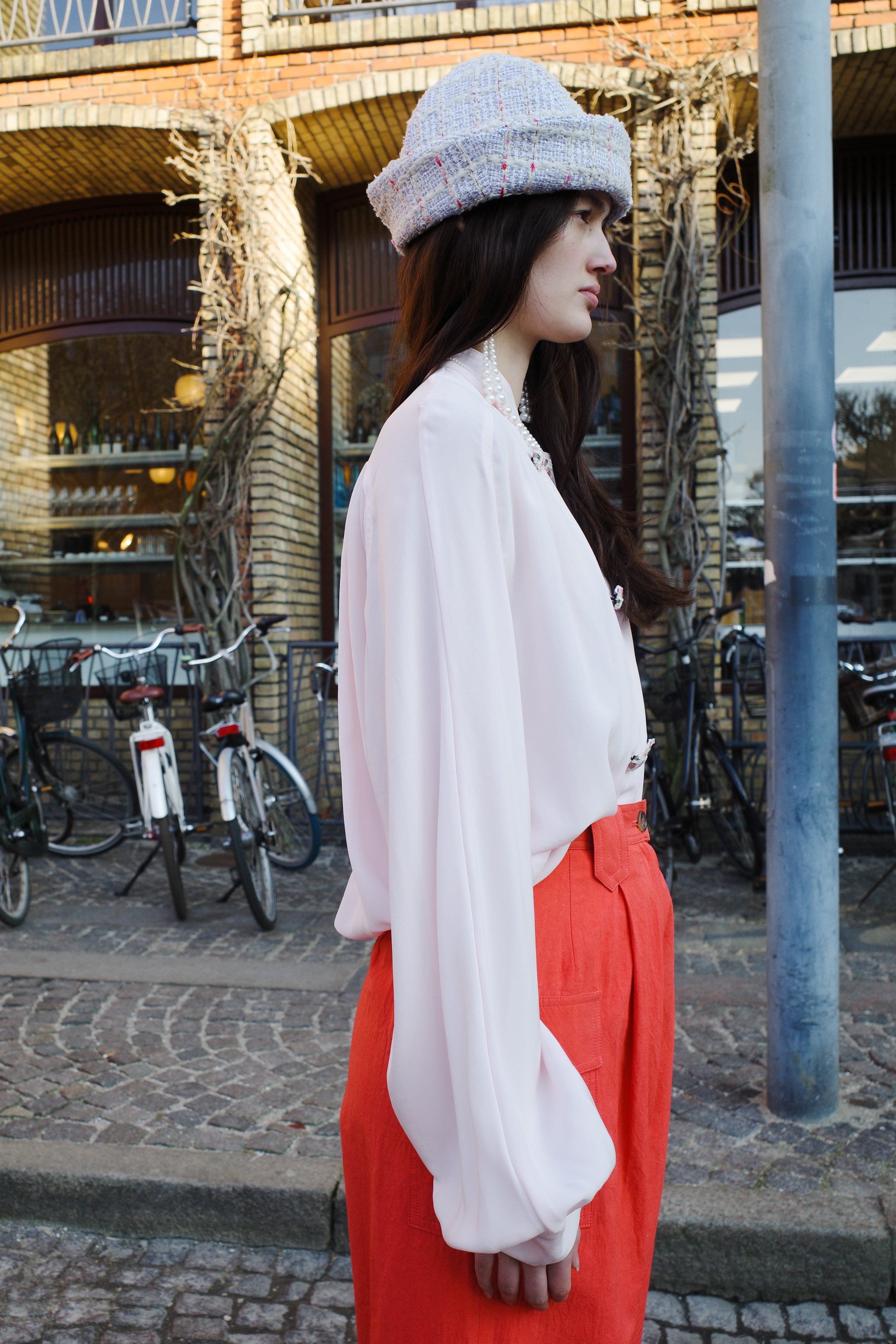 Susan Shirt - Silk - Pale Pink