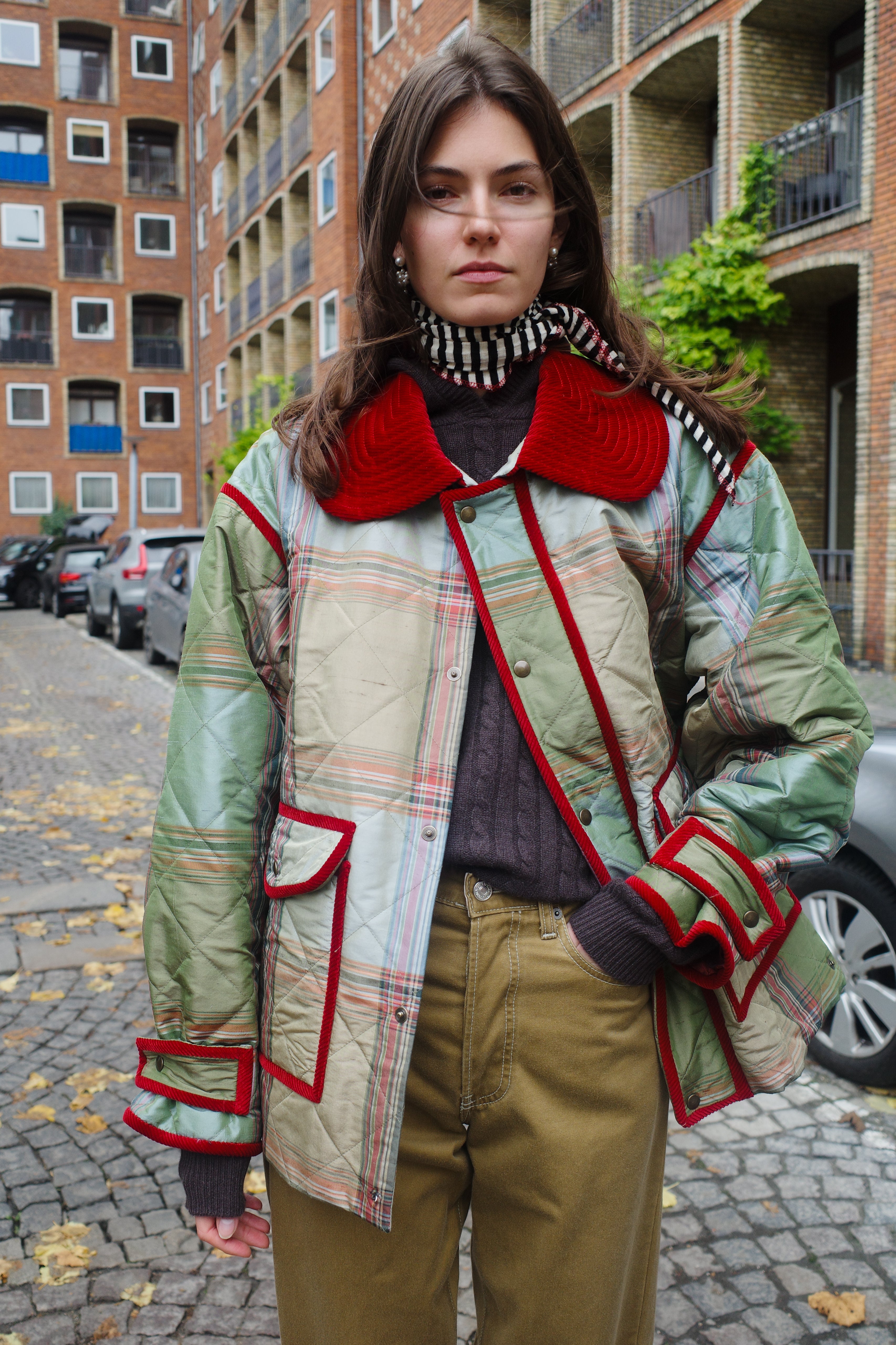 Harriet quilted silk jacket