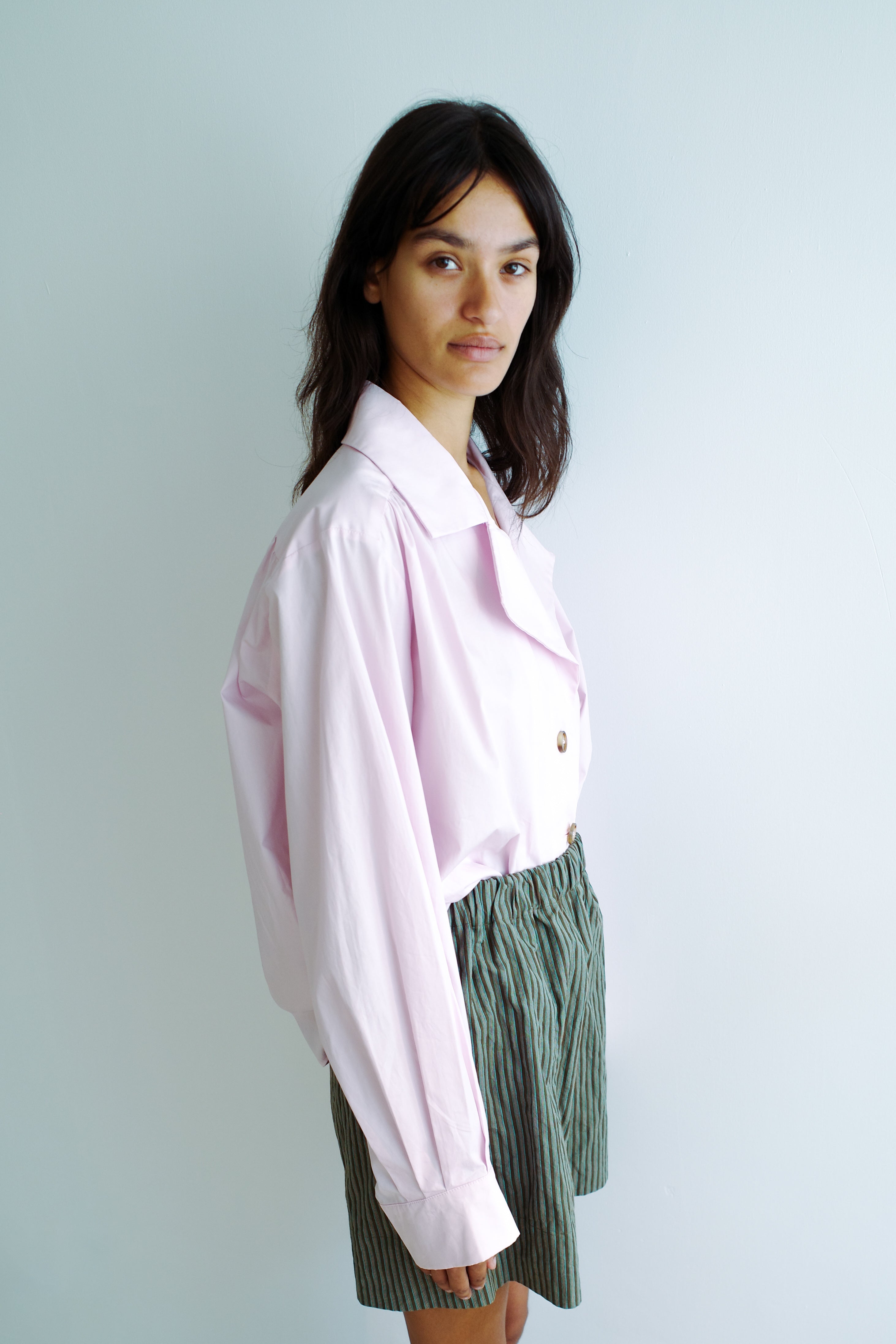 Bonsai Shirt - Pale Pink Poplin