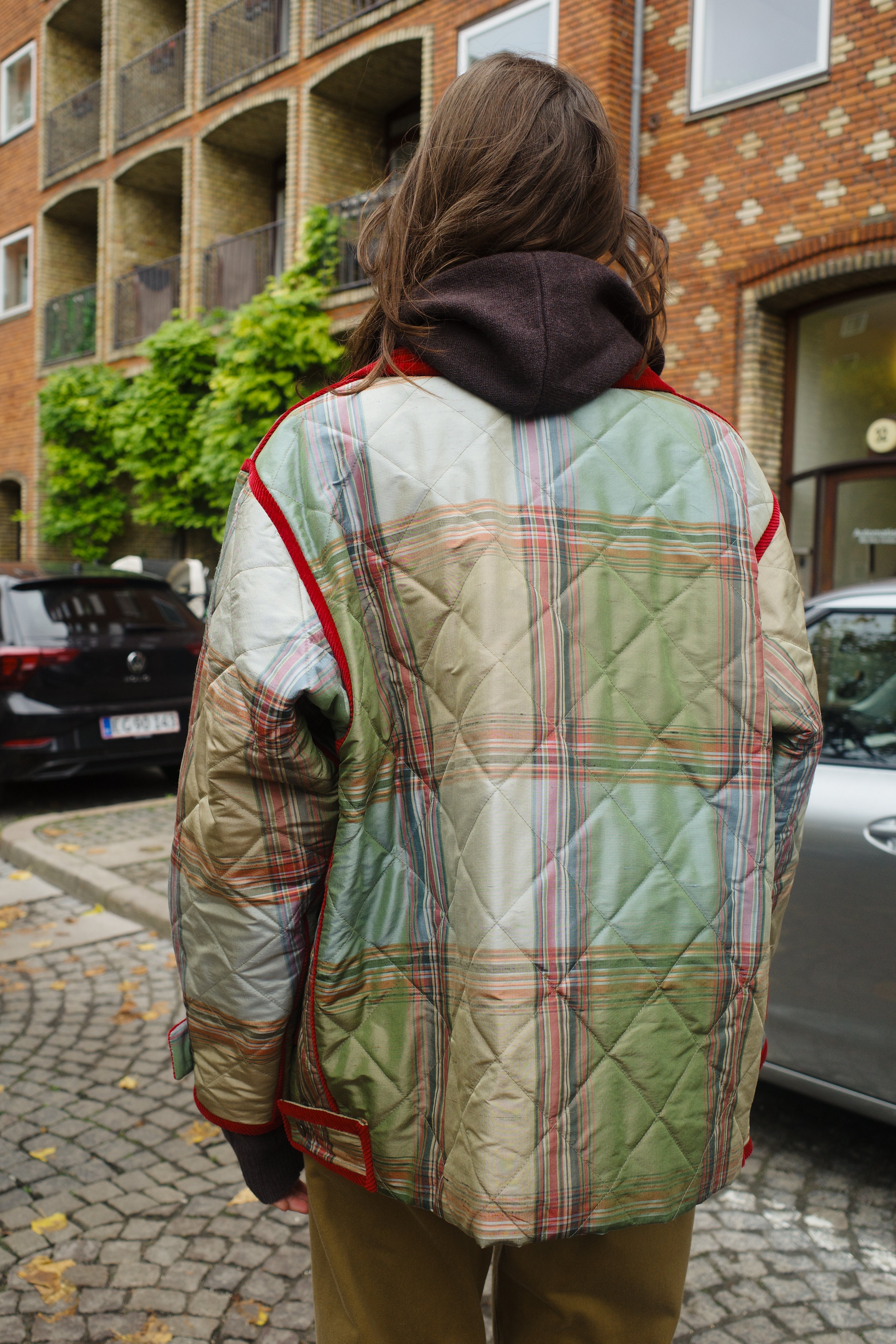 Harriet quilted silk jacket