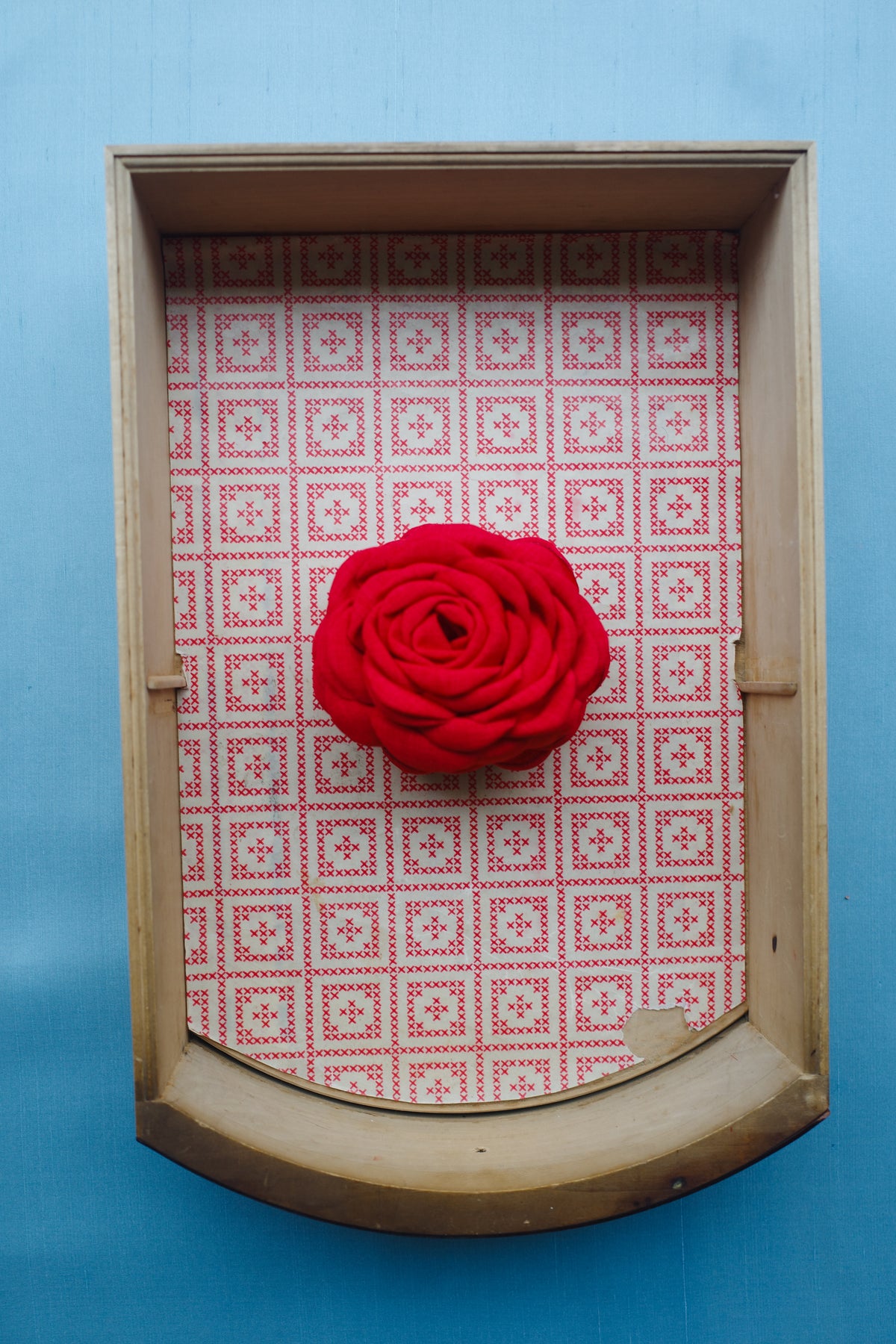 Caro editions polka dot rose hair clip $140 Tulle Rosie Hair Clip in Pale Pink | Garmentory main image 2