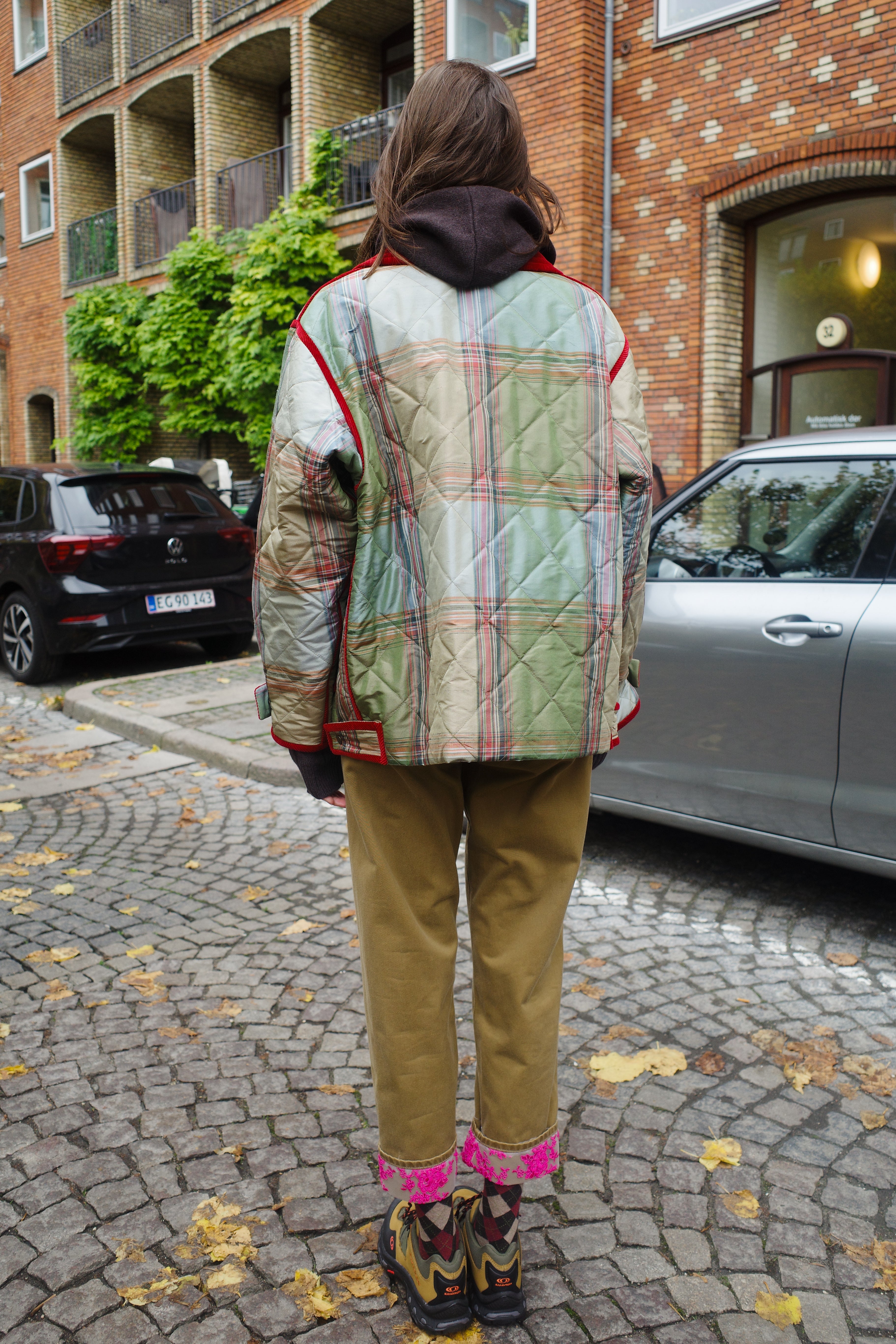 Harriet quilted silk jacket