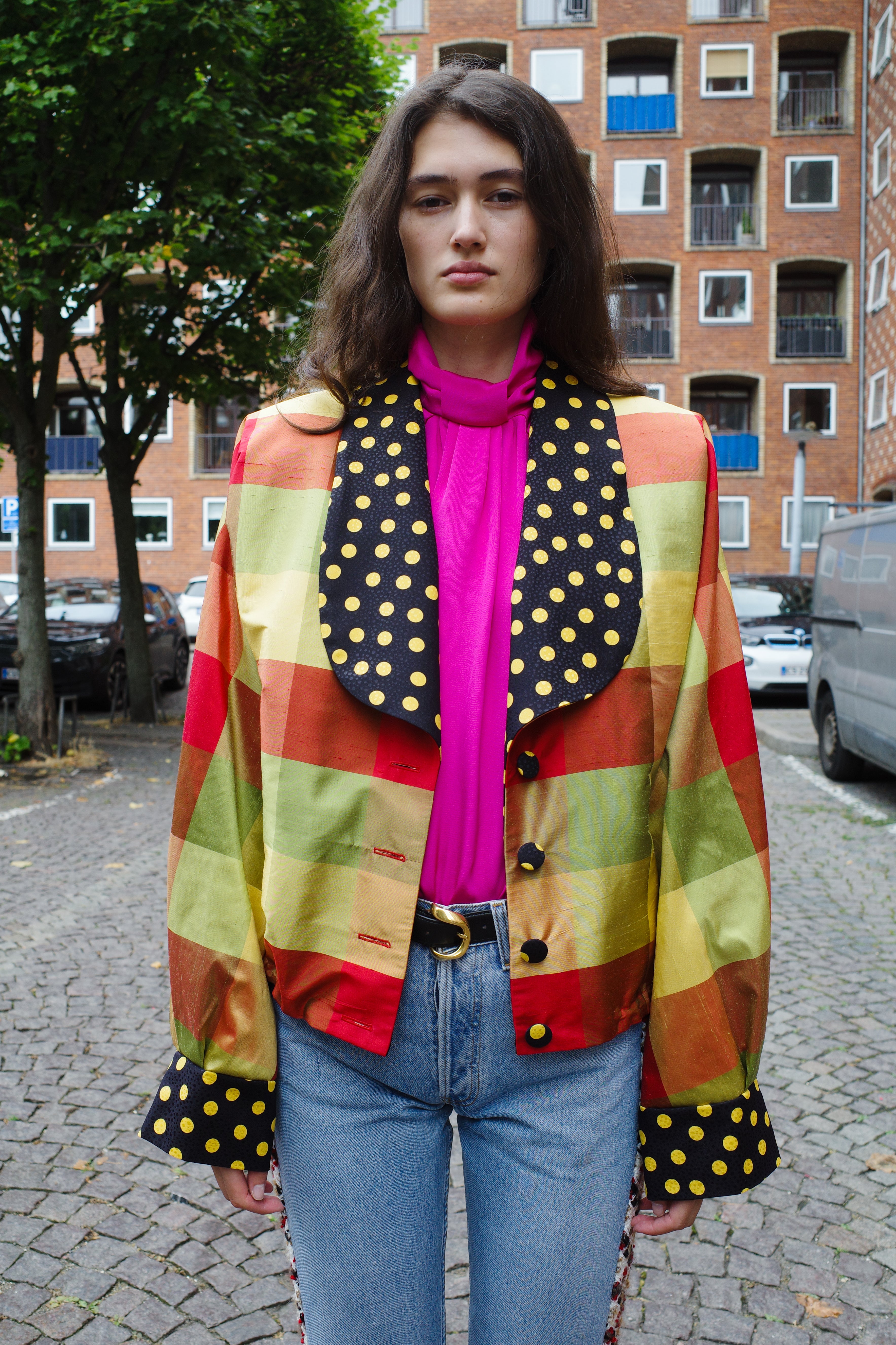 Sabine Silk bomber