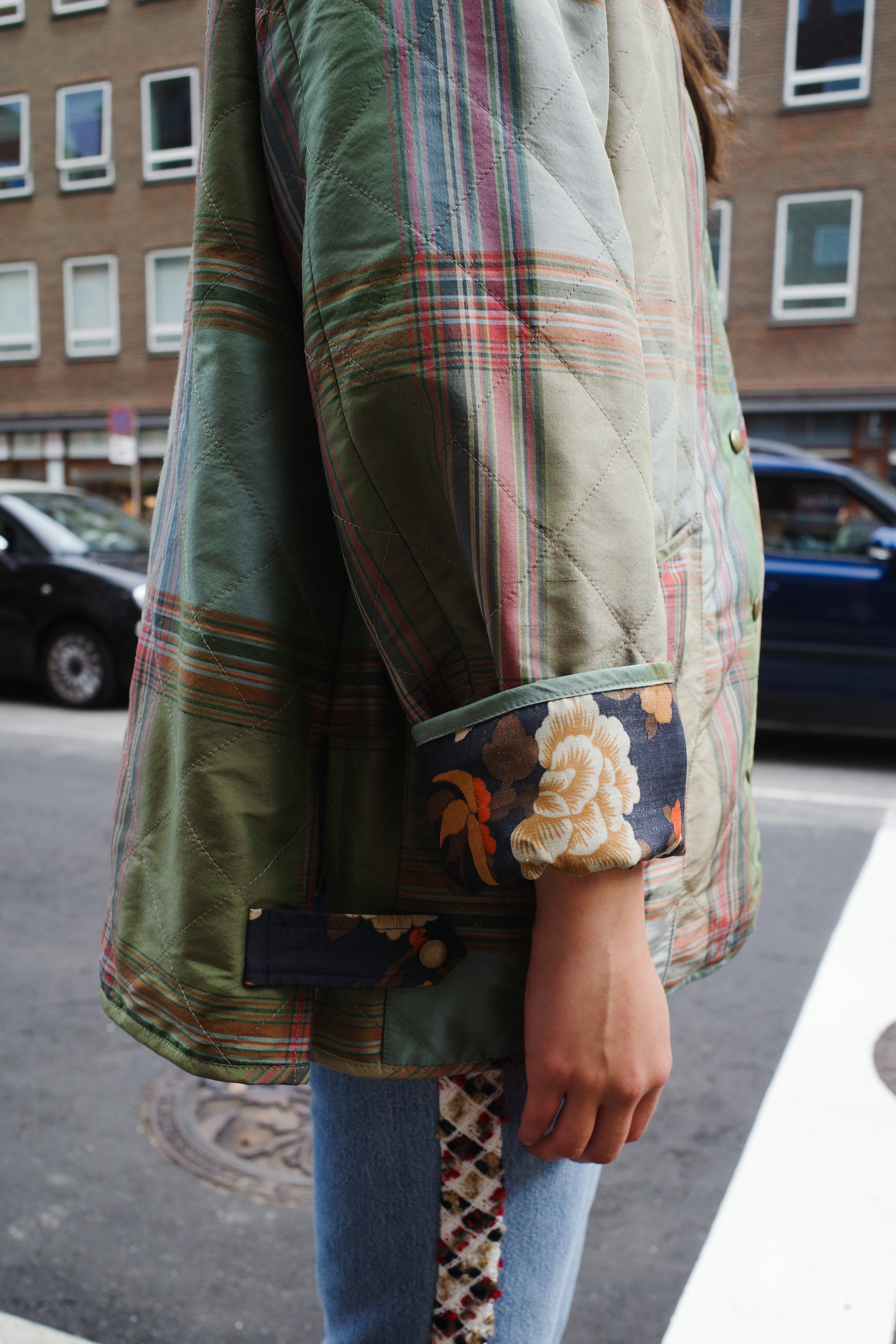 Alma quilted silk jacket
