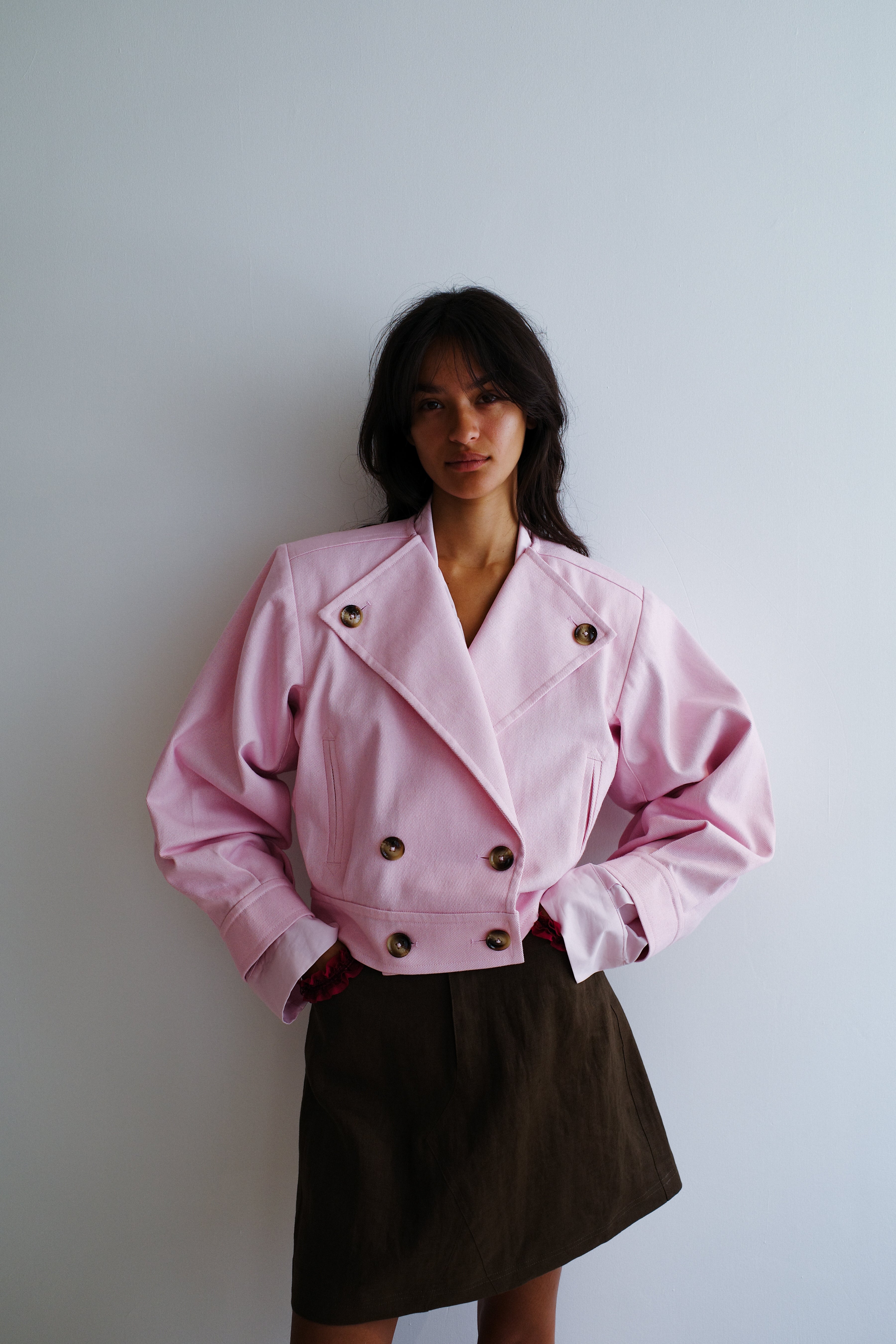 Yoko Bomber - Pale Pink