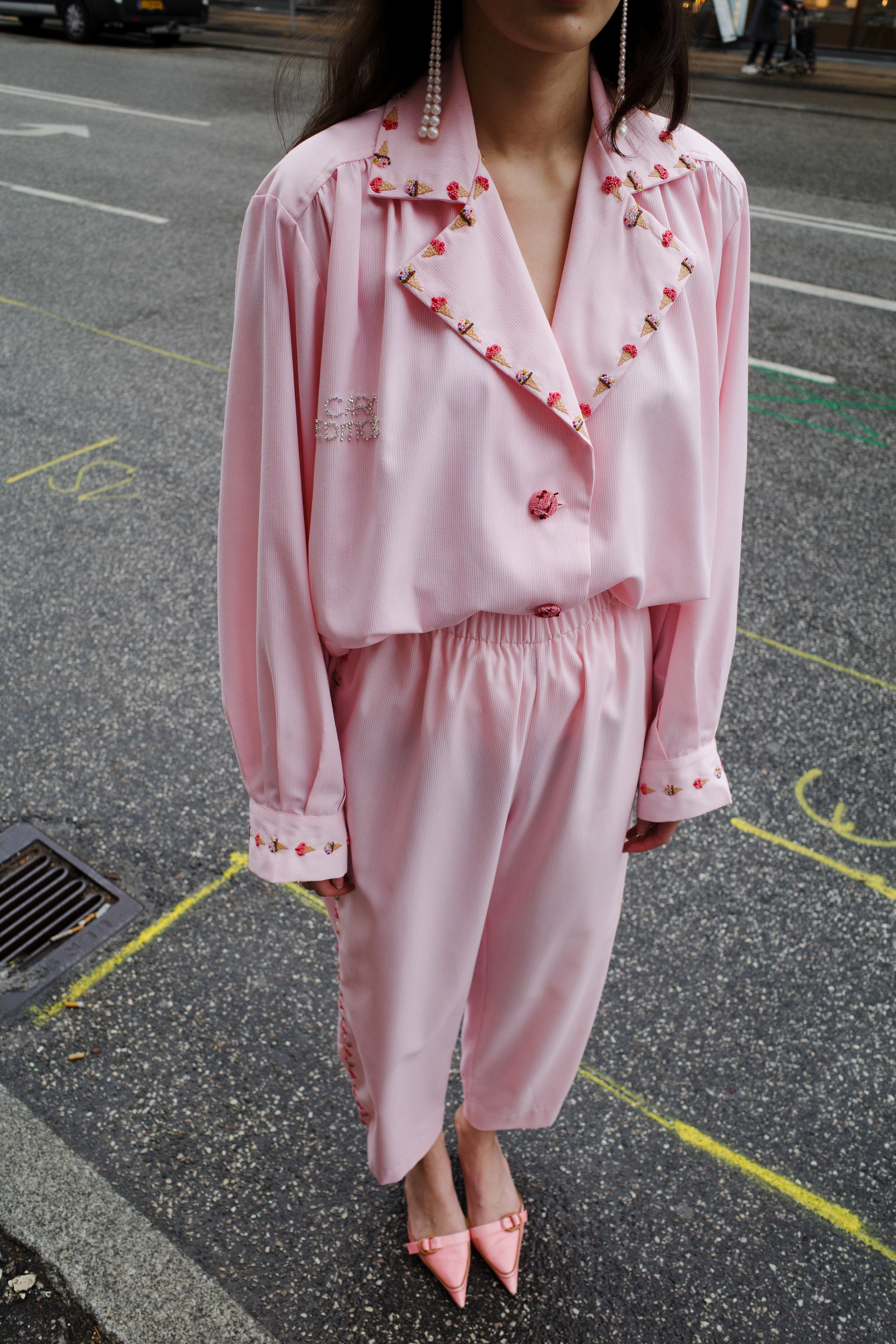 Bonsai Shirt - Pale Pink