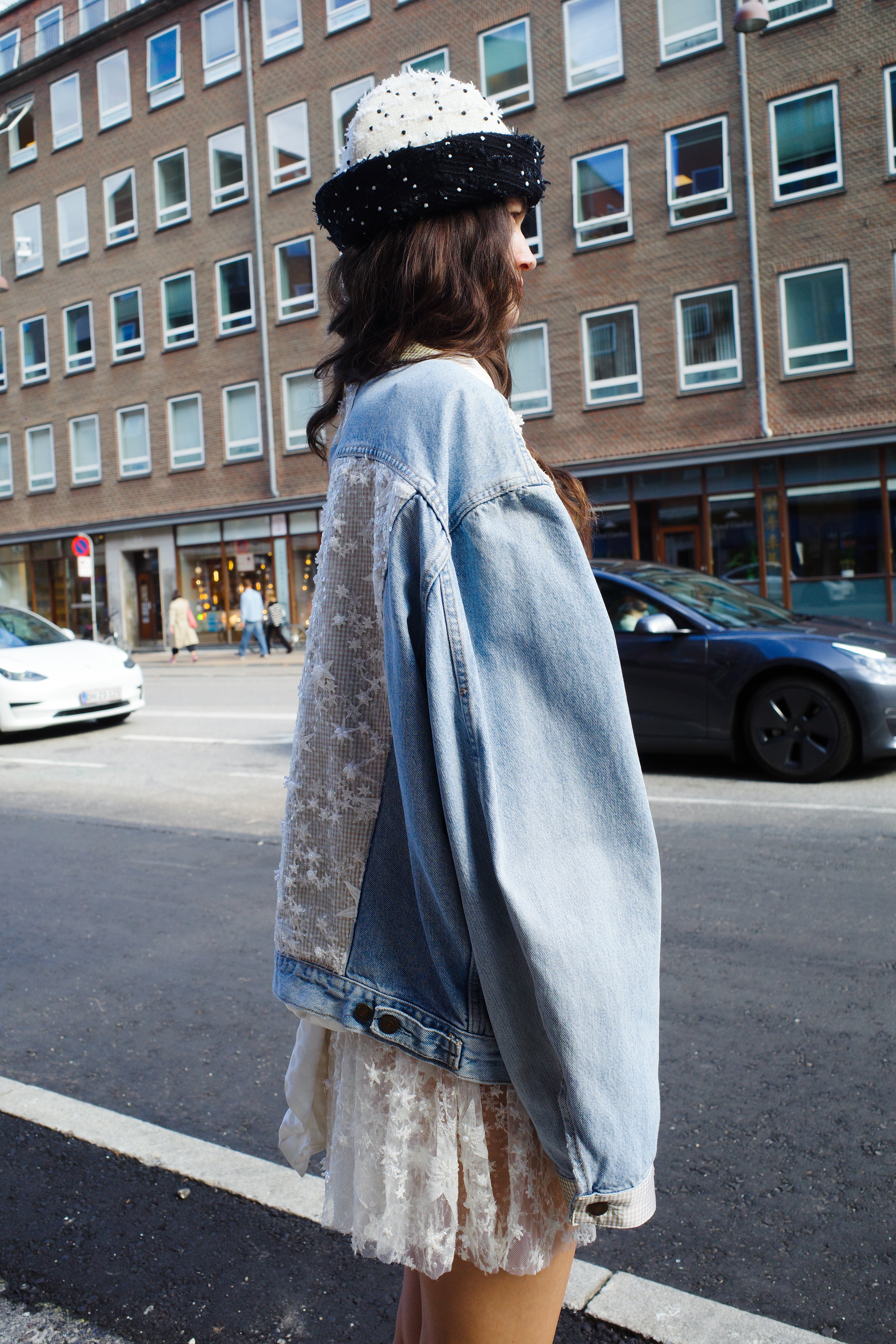 Upcycled Denim Jacket - One of a kind