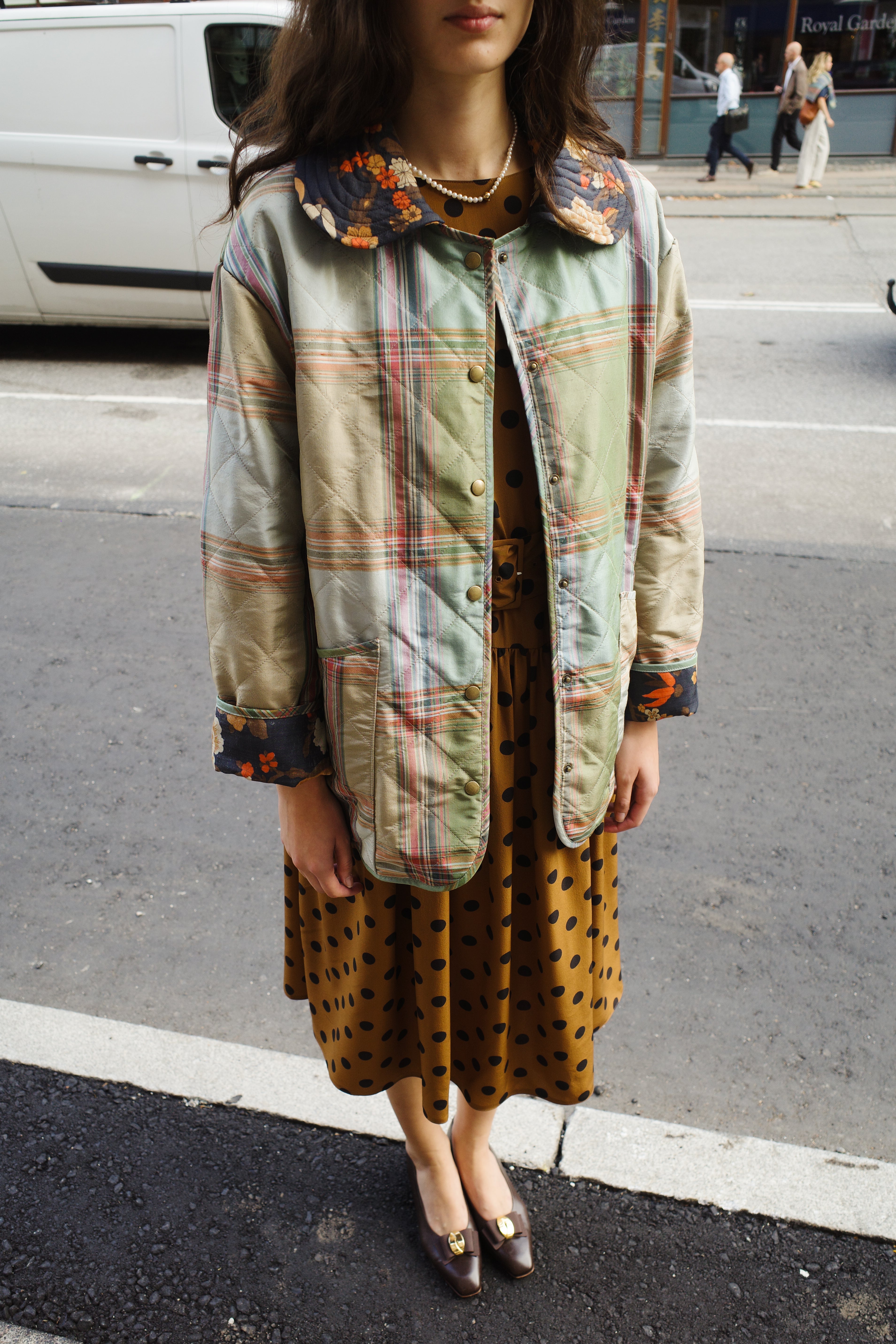 Alma quilted silk jacket