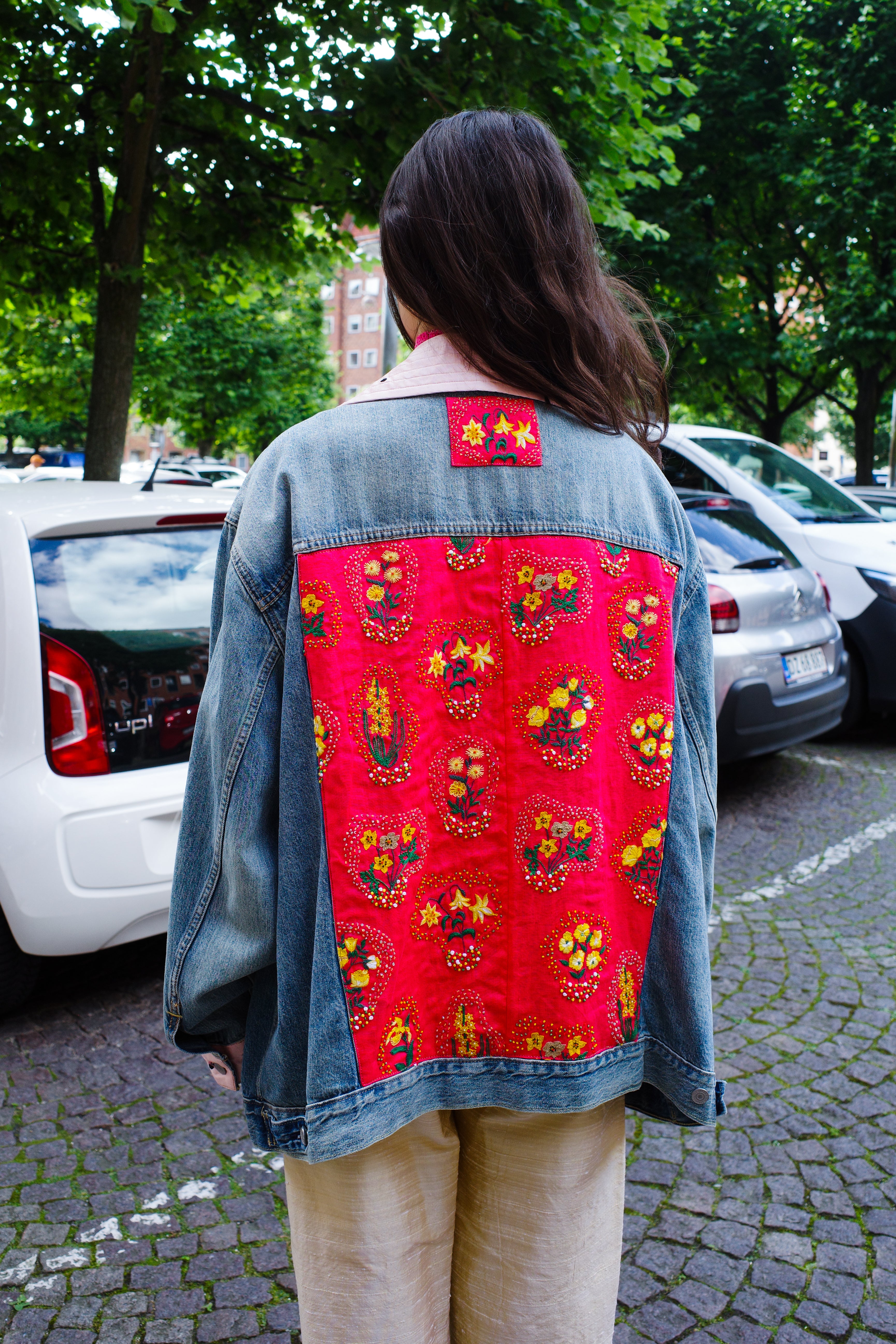 Upcycled Denim Jacket - One of a kind