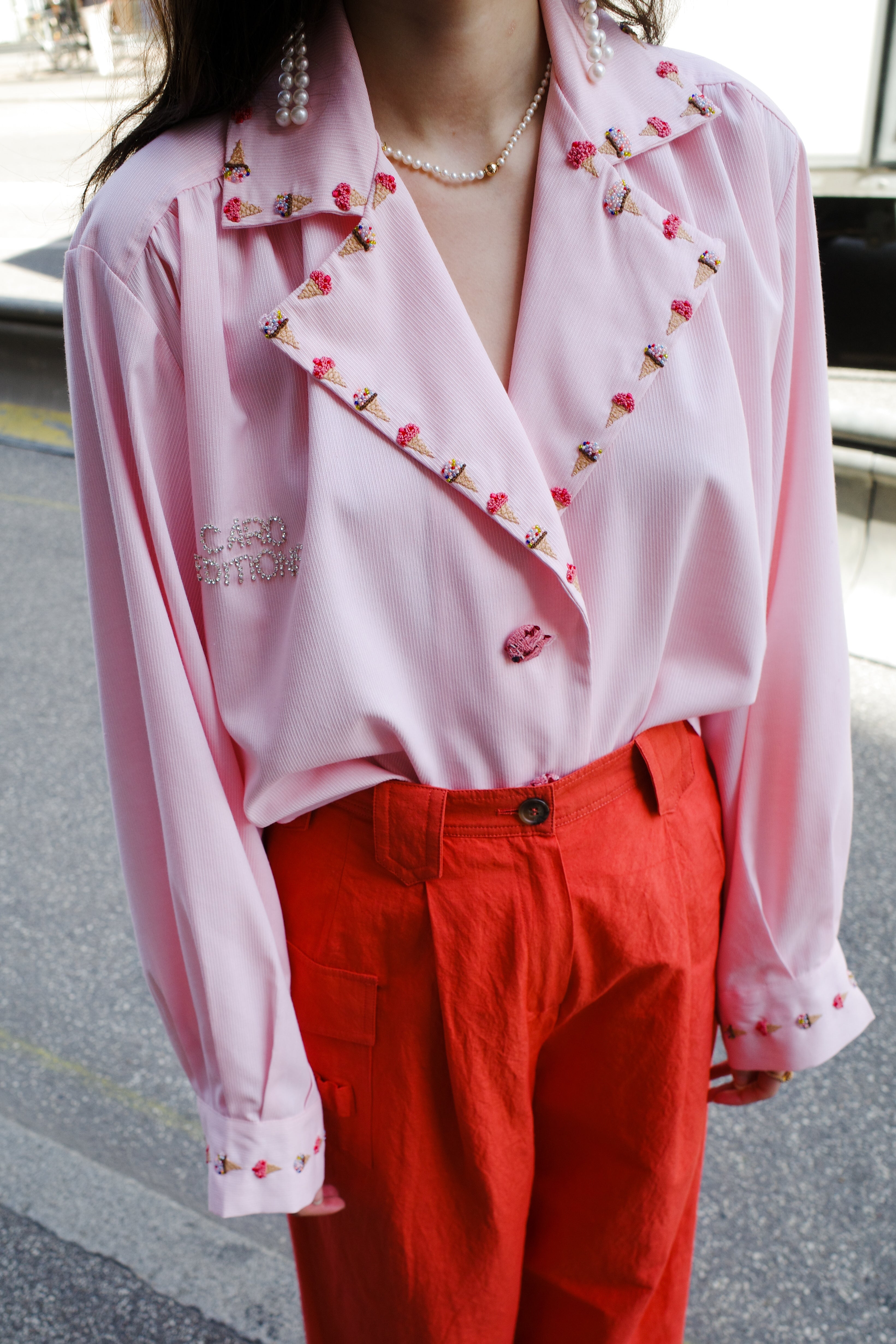 Bonsai Shirt - Pale Pink