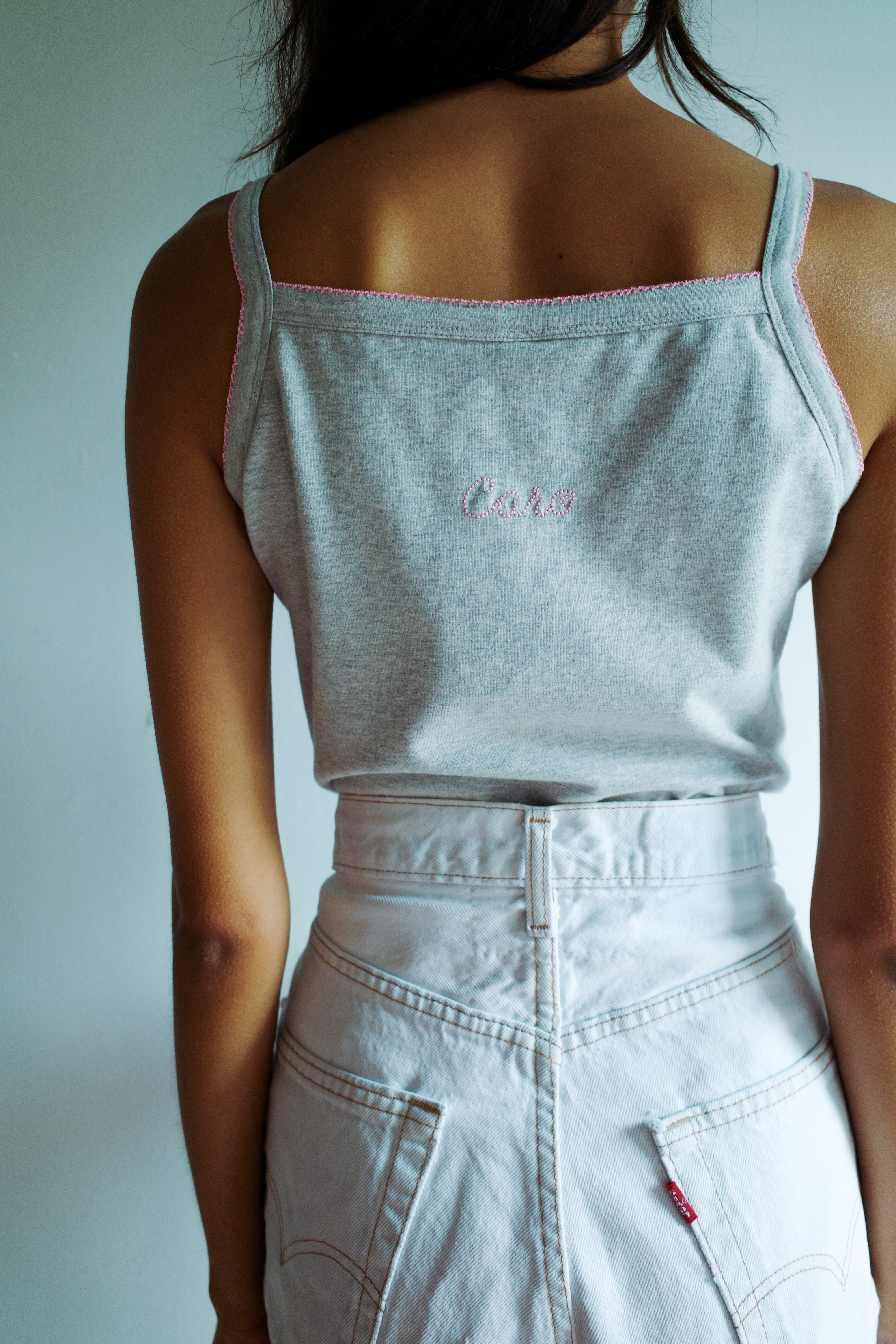 Caro Tank - Grey Melange
