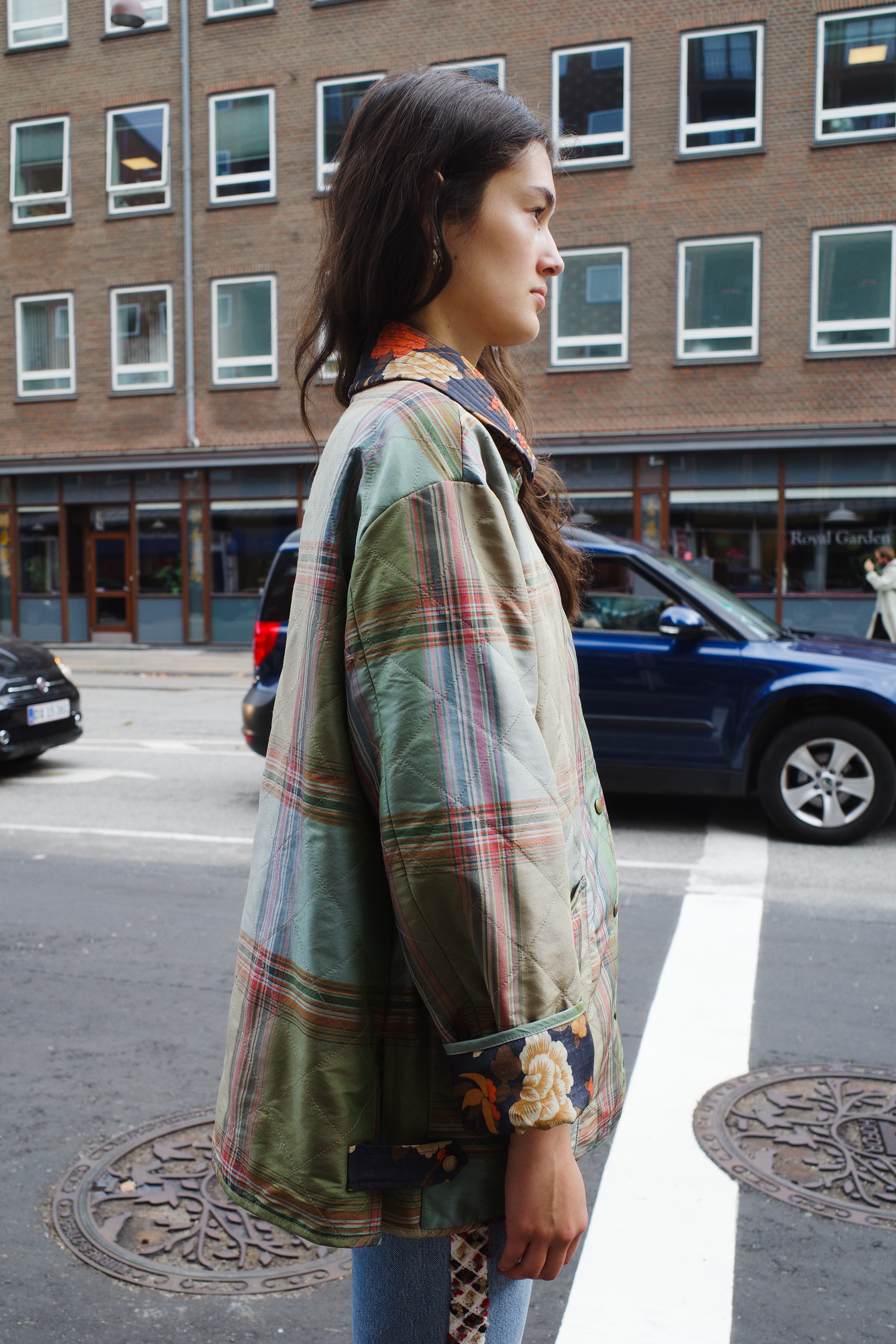 Alma quilted silk jacket