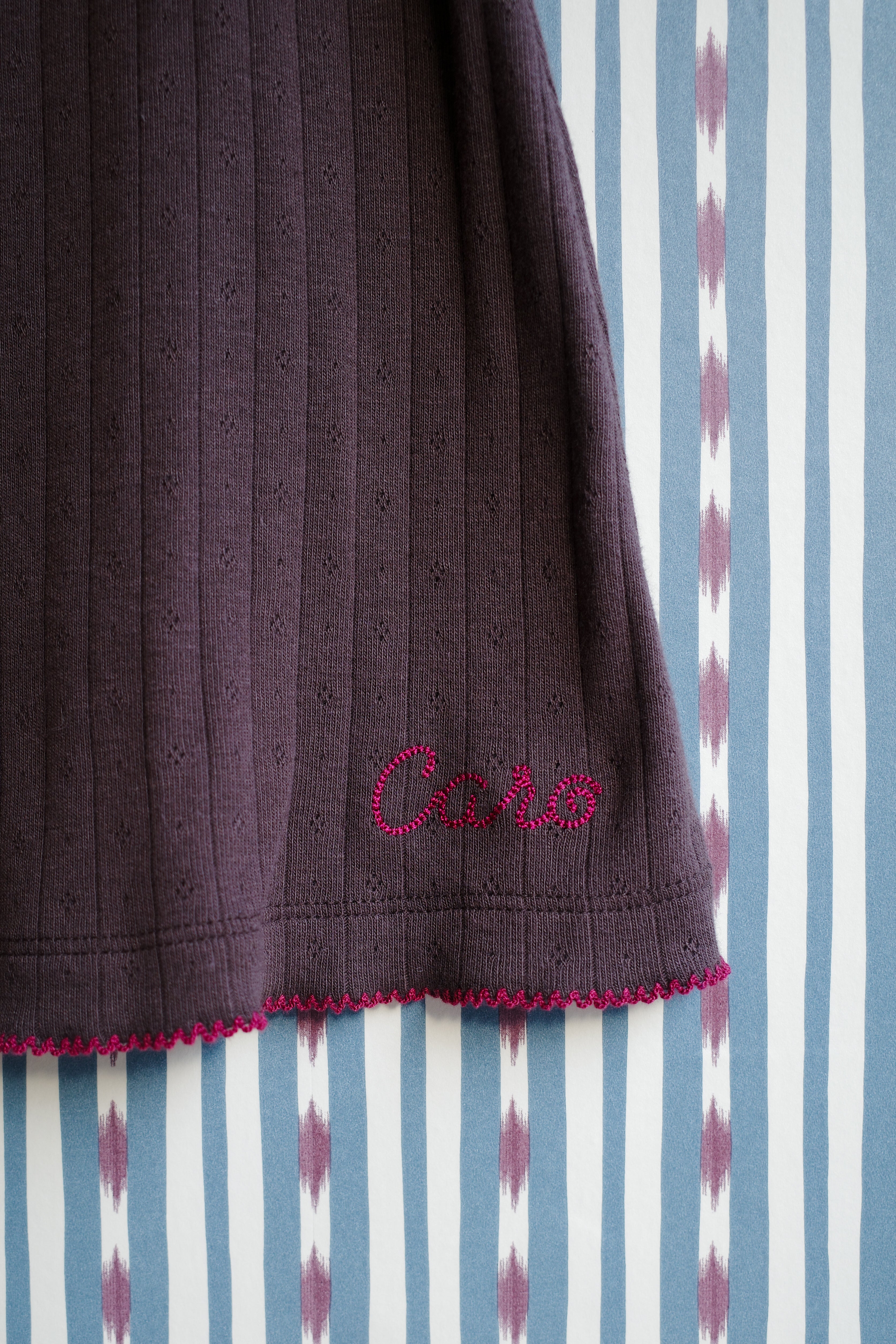 Caro Jersey Skirt - Dark Brown