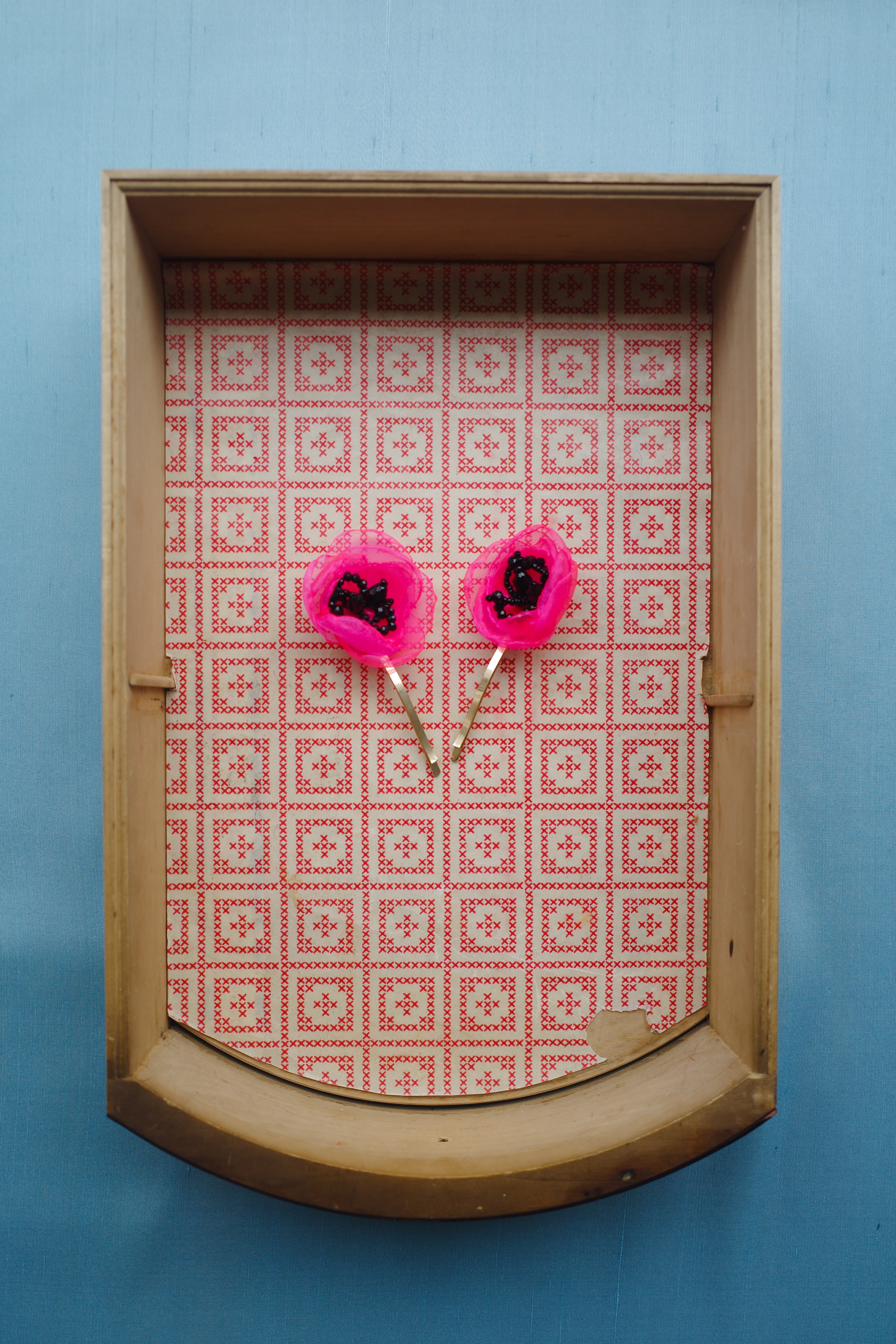 Poppy Bobby Pin - Pink