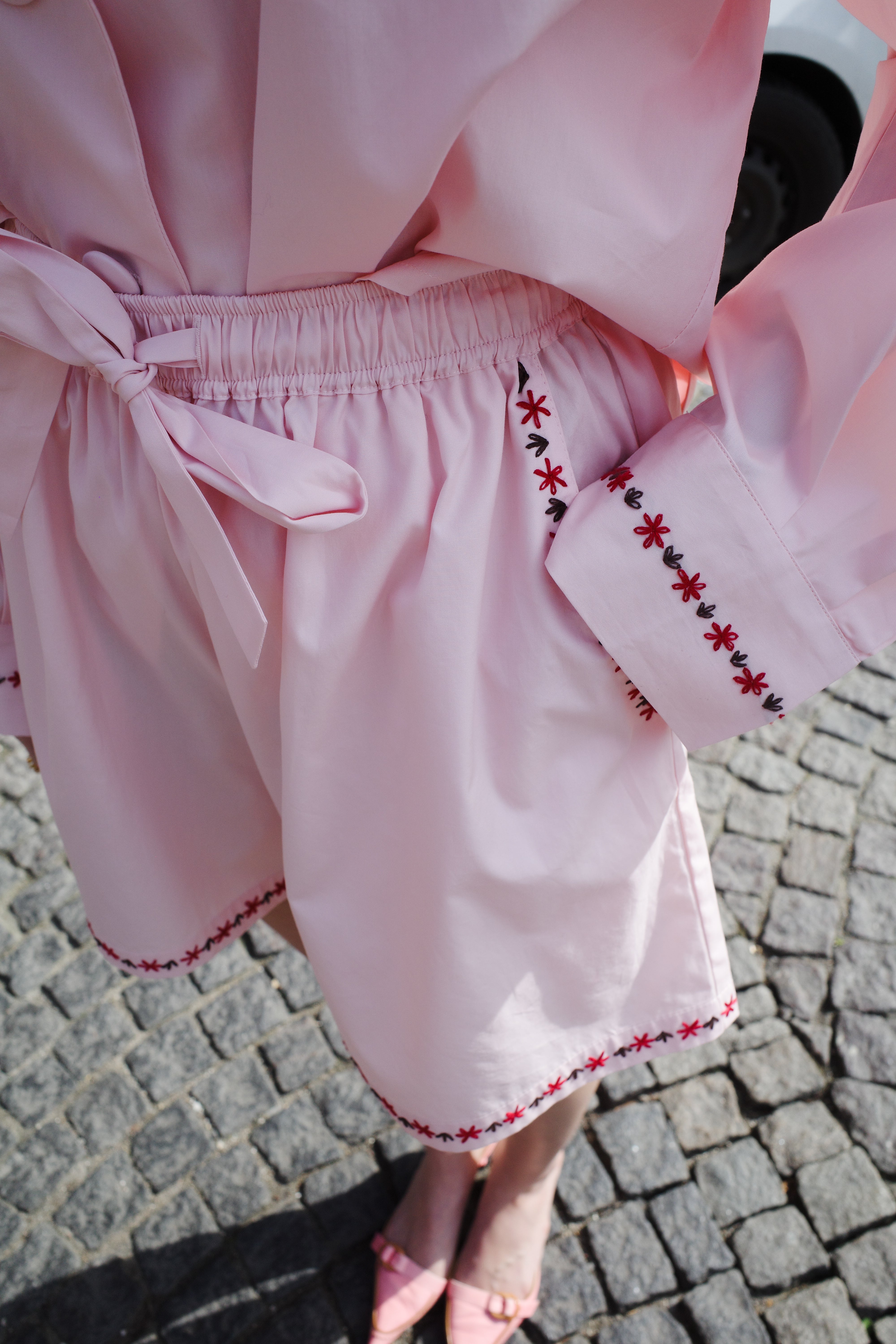 Hannah Love Shorts - Pale Pink