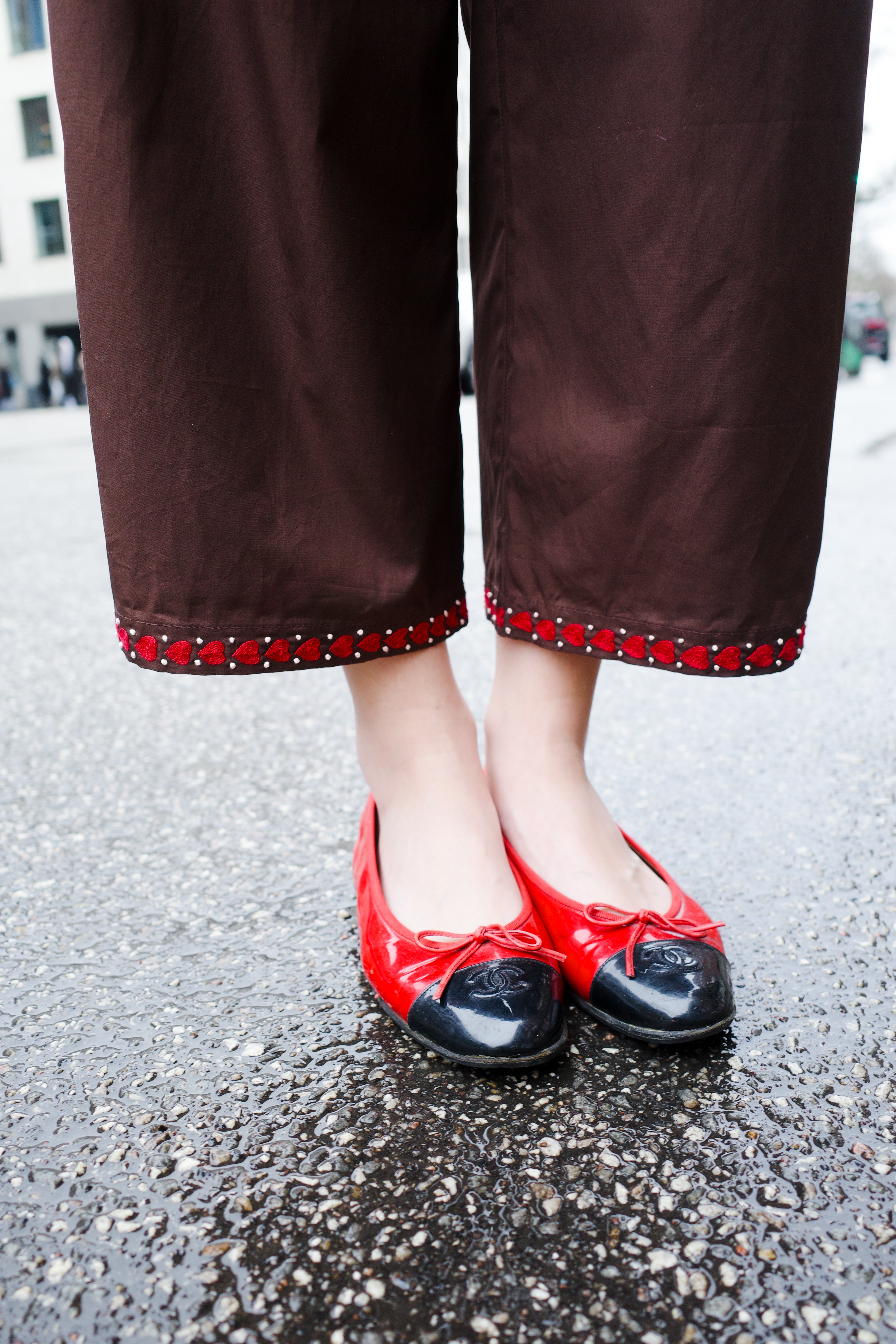 Hannah love pants - dark brown