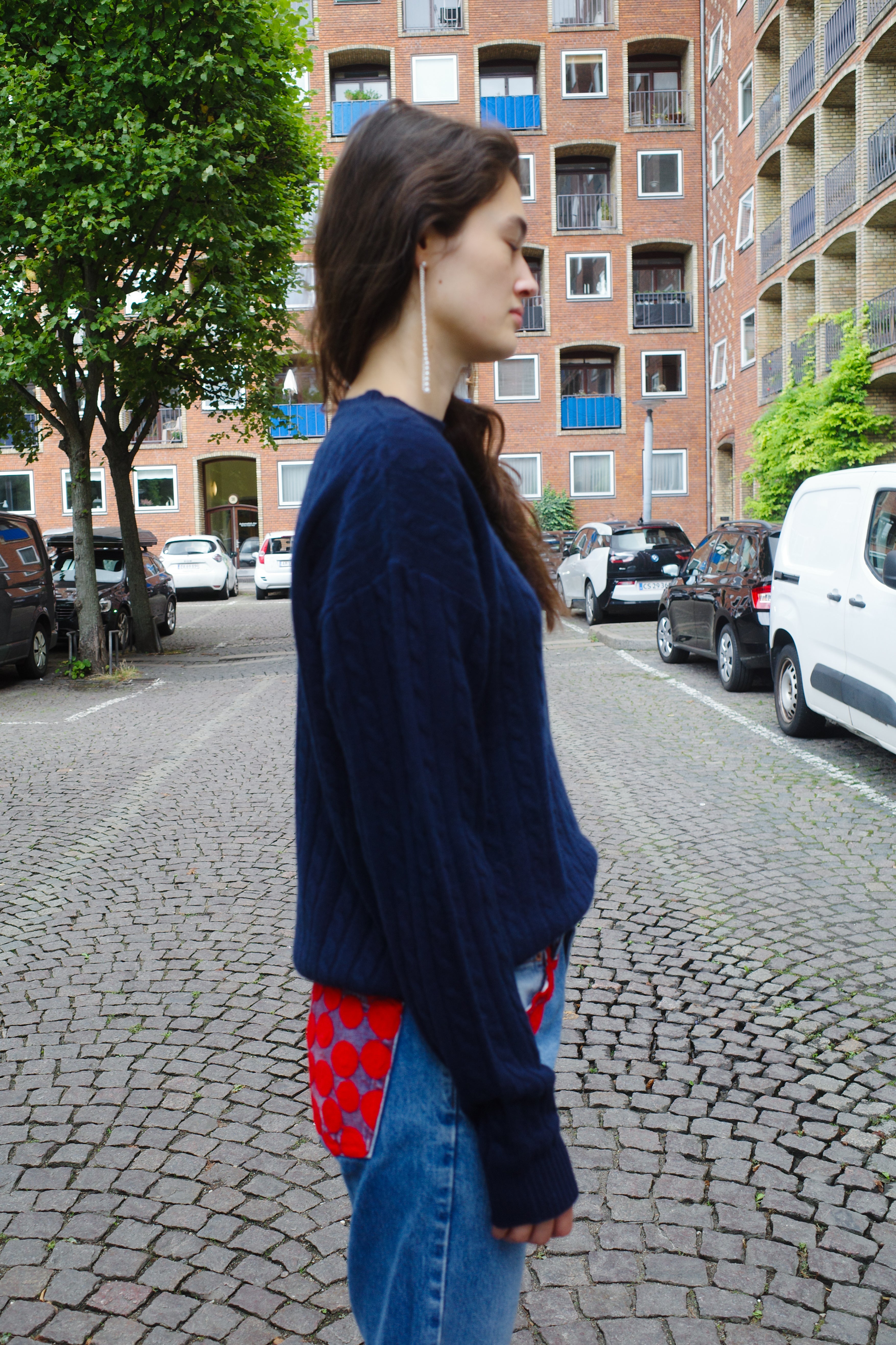 Kimberly Cable Jumper Cashmere Navy