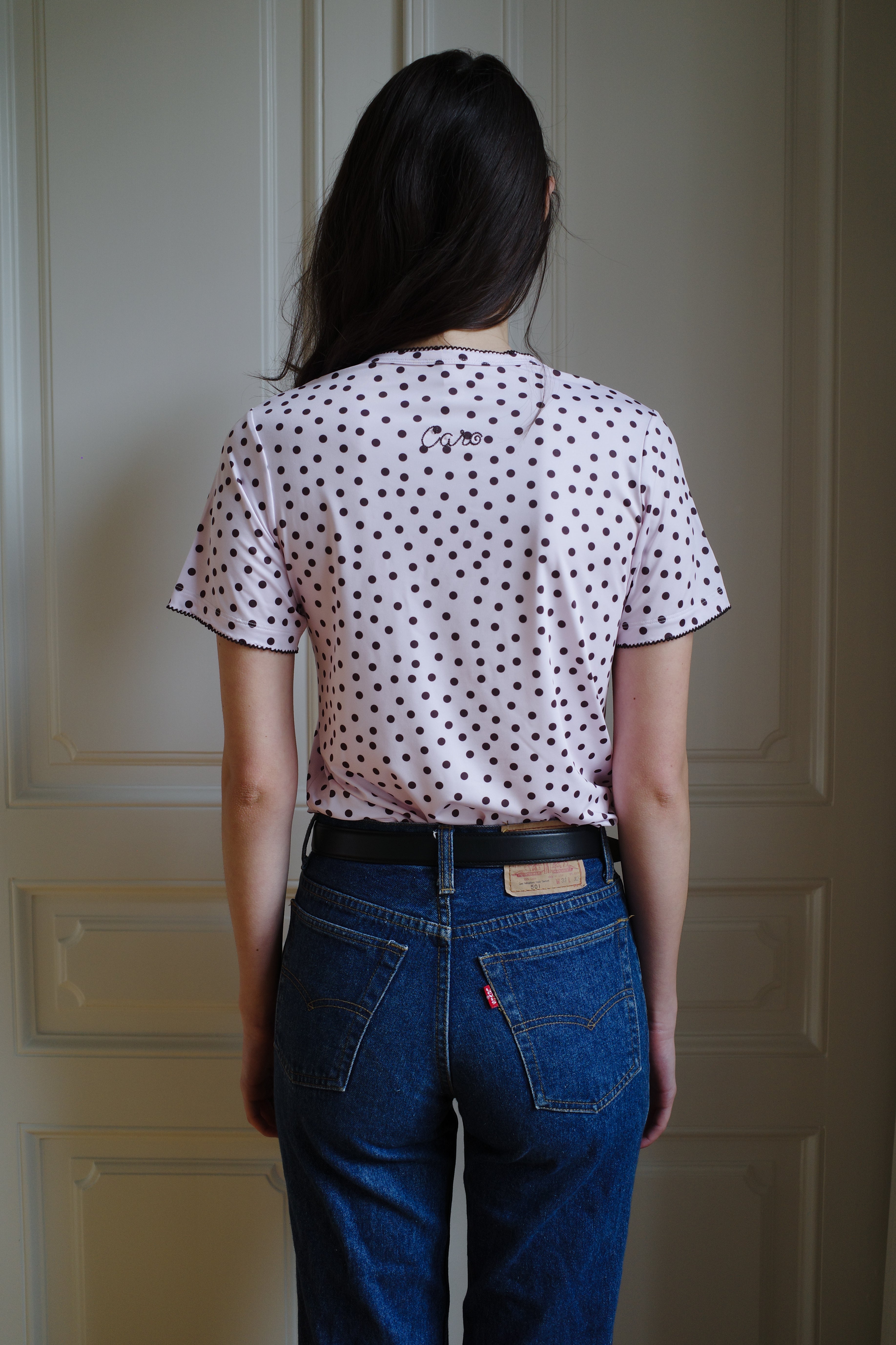 T-Shirt Jersey Pink Dots