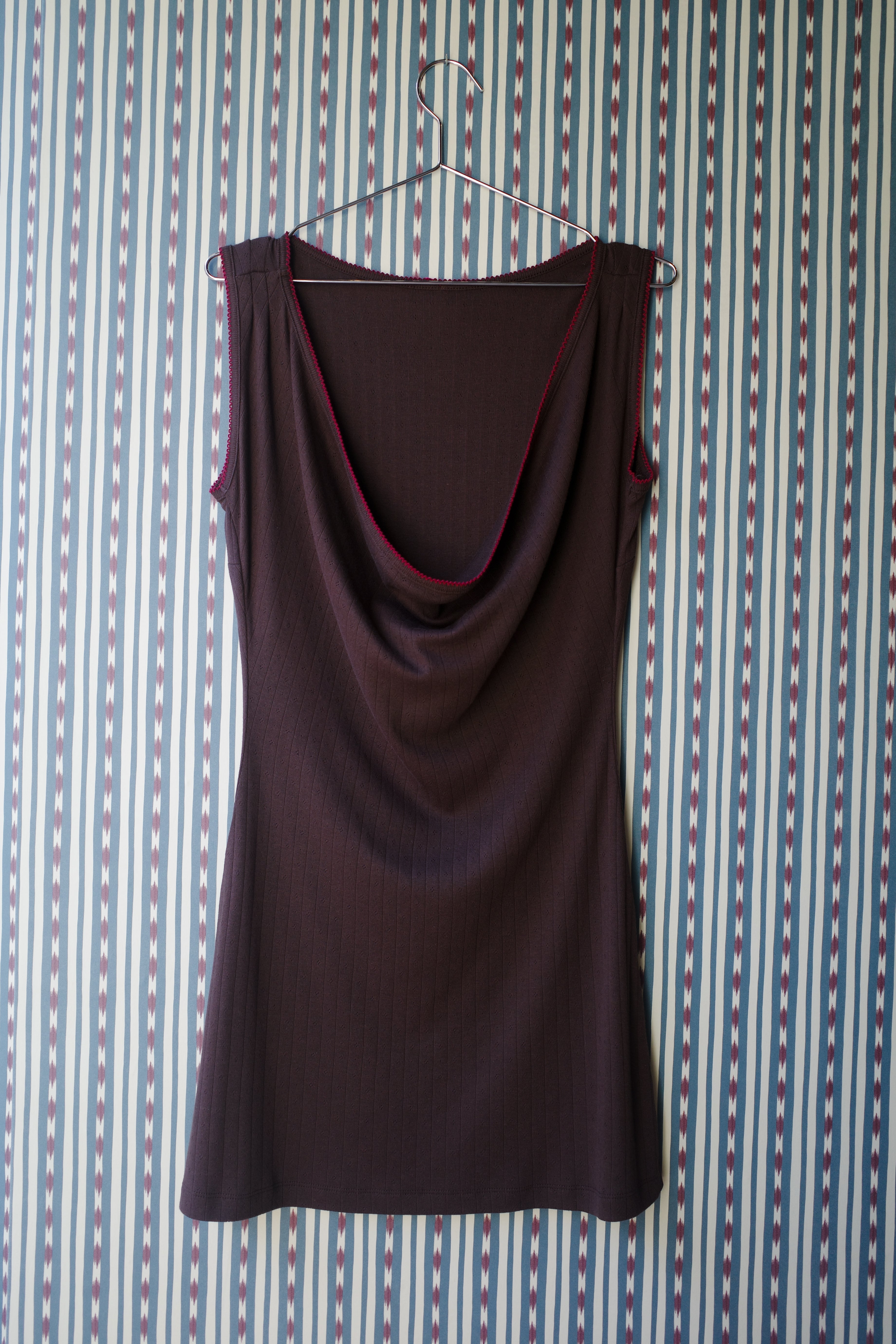 Alexa Jersey Dress - Dark Brown