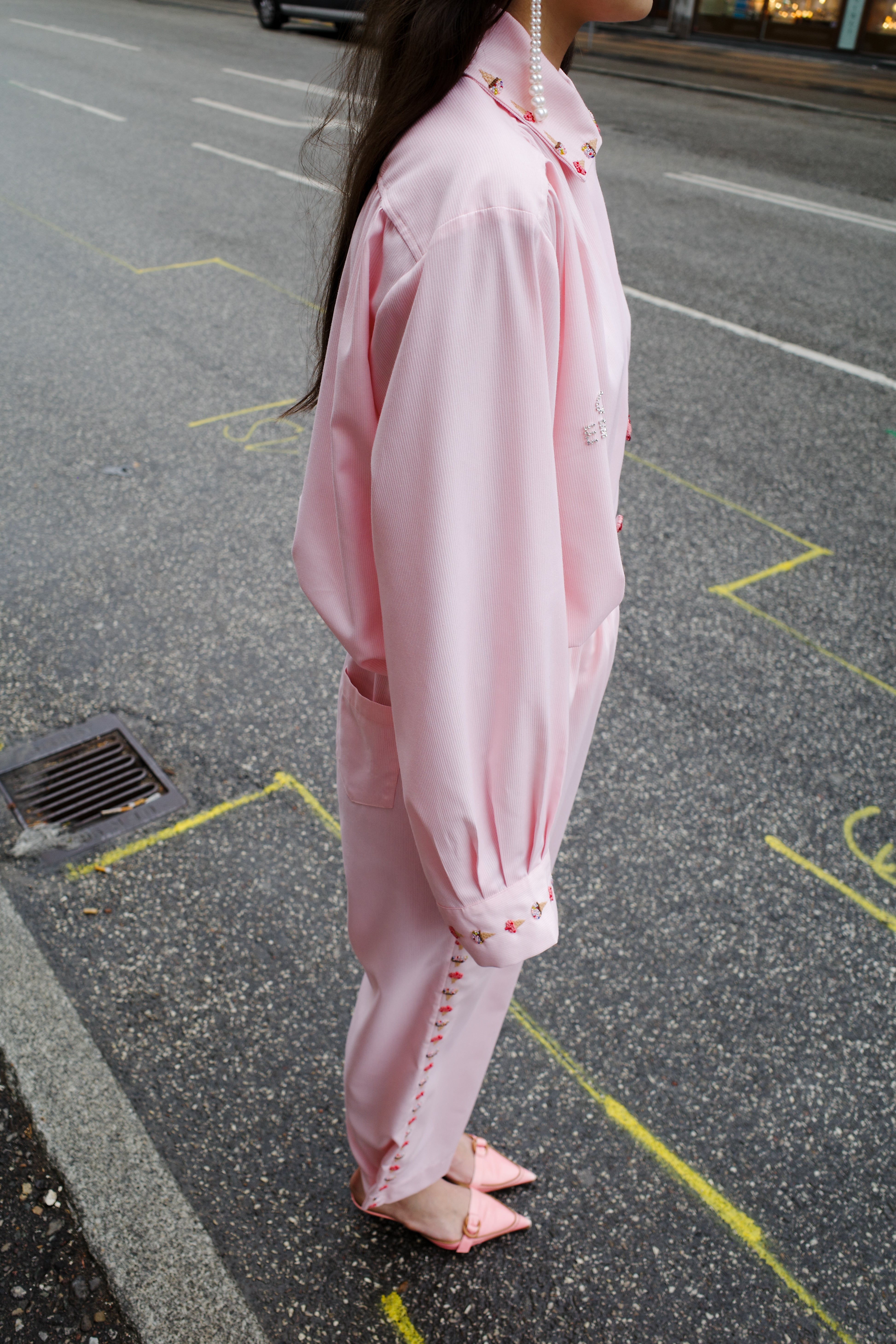 Bonsai Shirt - Pale Pink