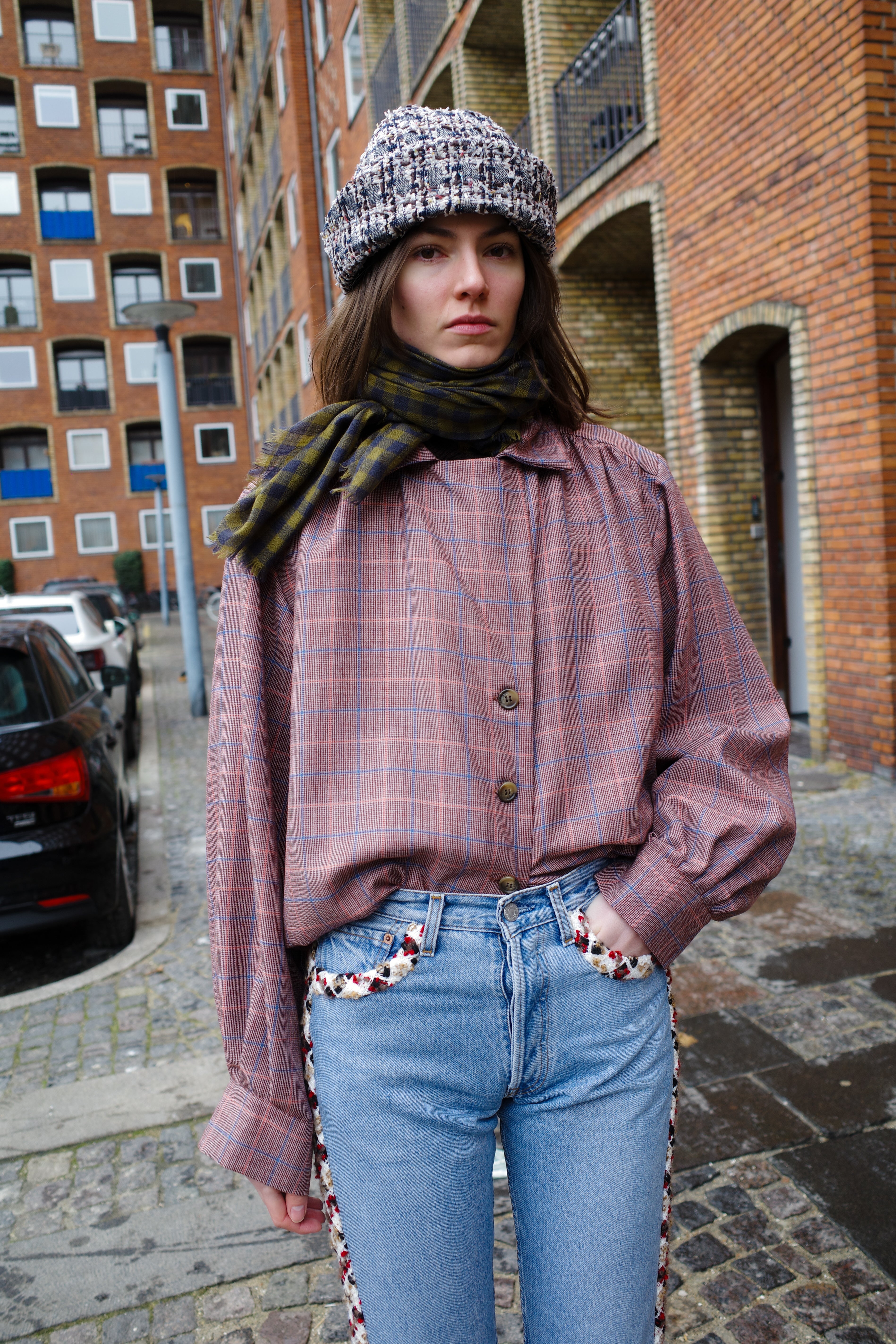 Bonsai Shirt - Red Checkered