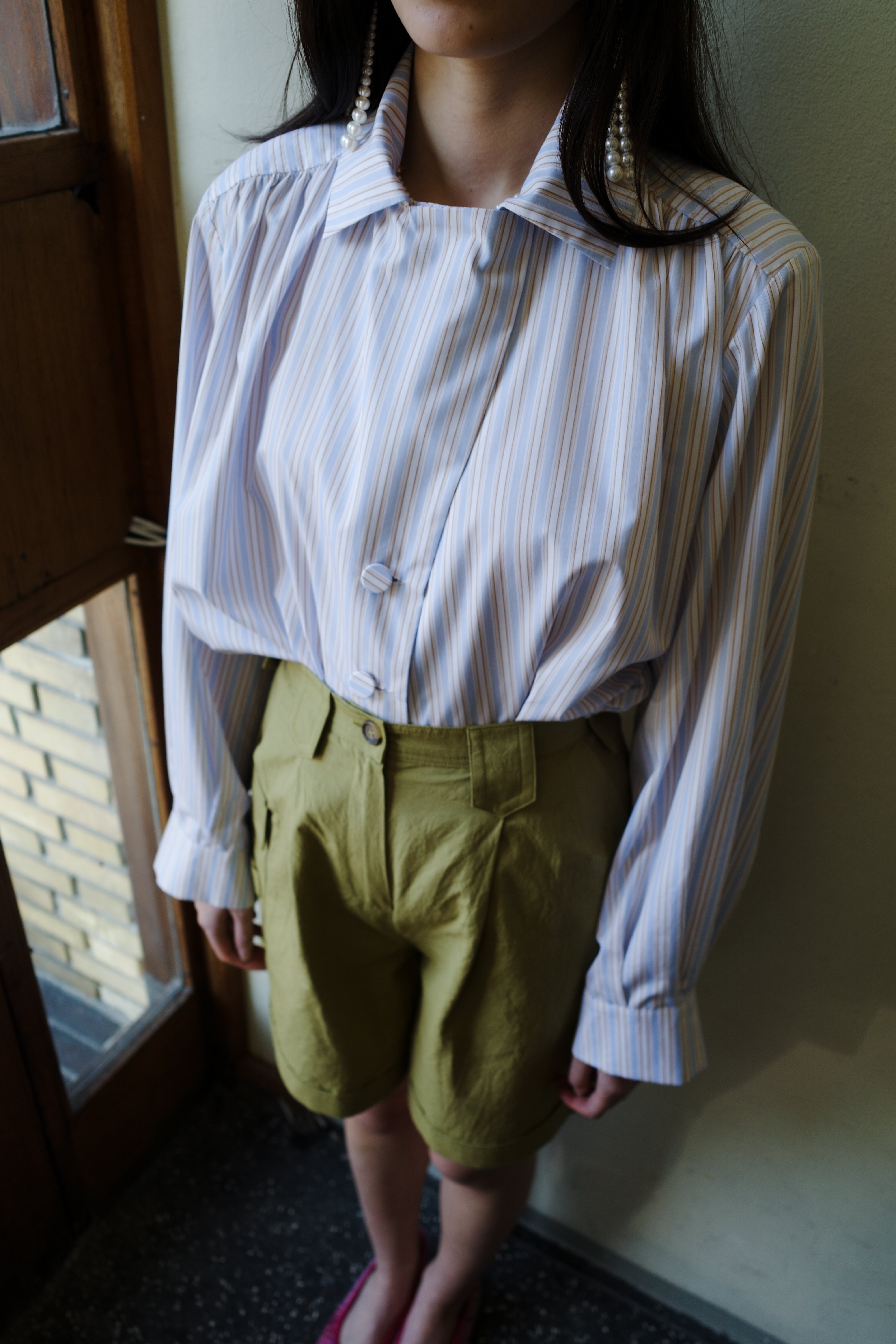 Bonsai Shirt - Blue stripe
