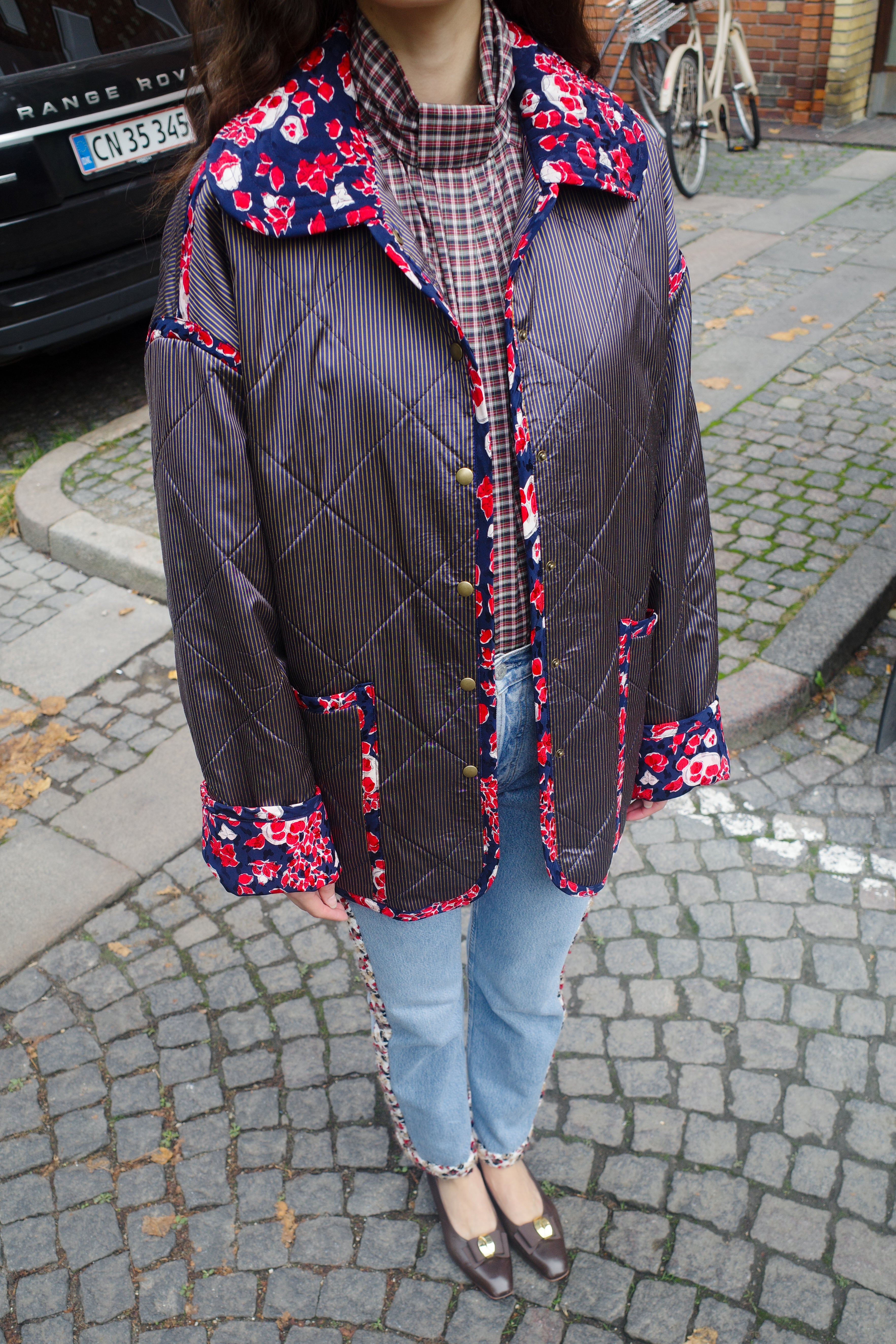 Alma quilted silk jacket