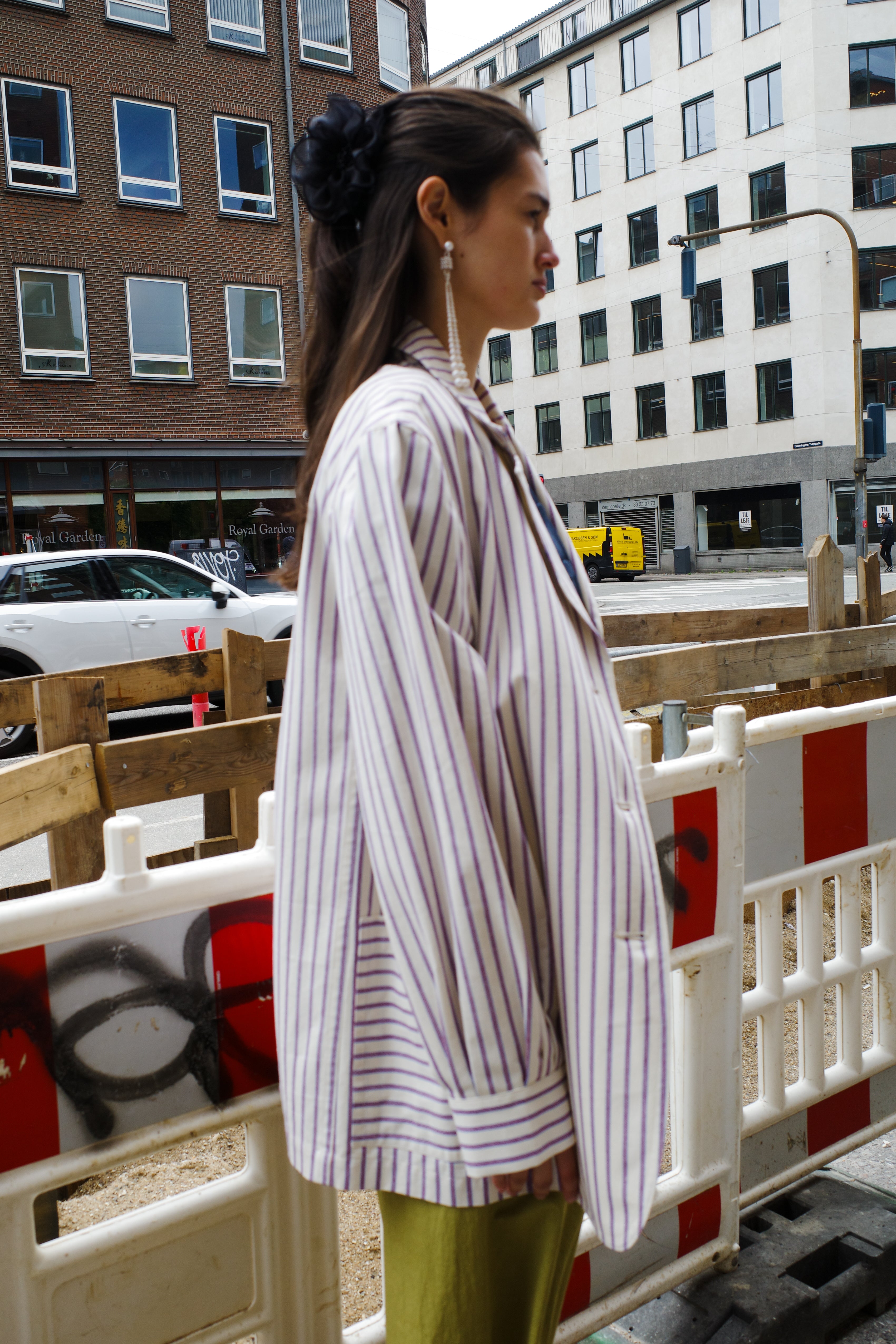 Frederik Jacket - Striped canvas