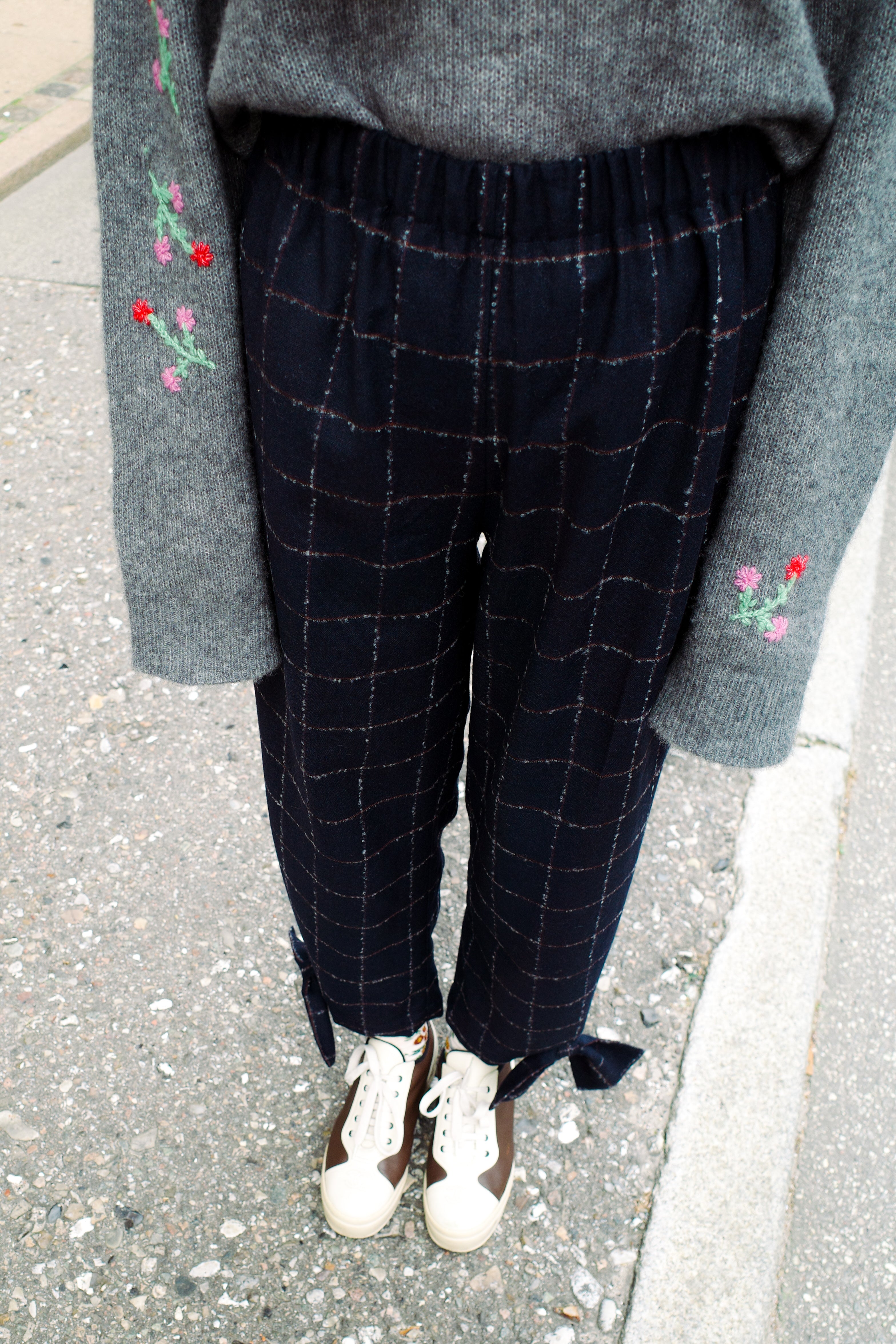 Coco Pants - Checkered with Bow