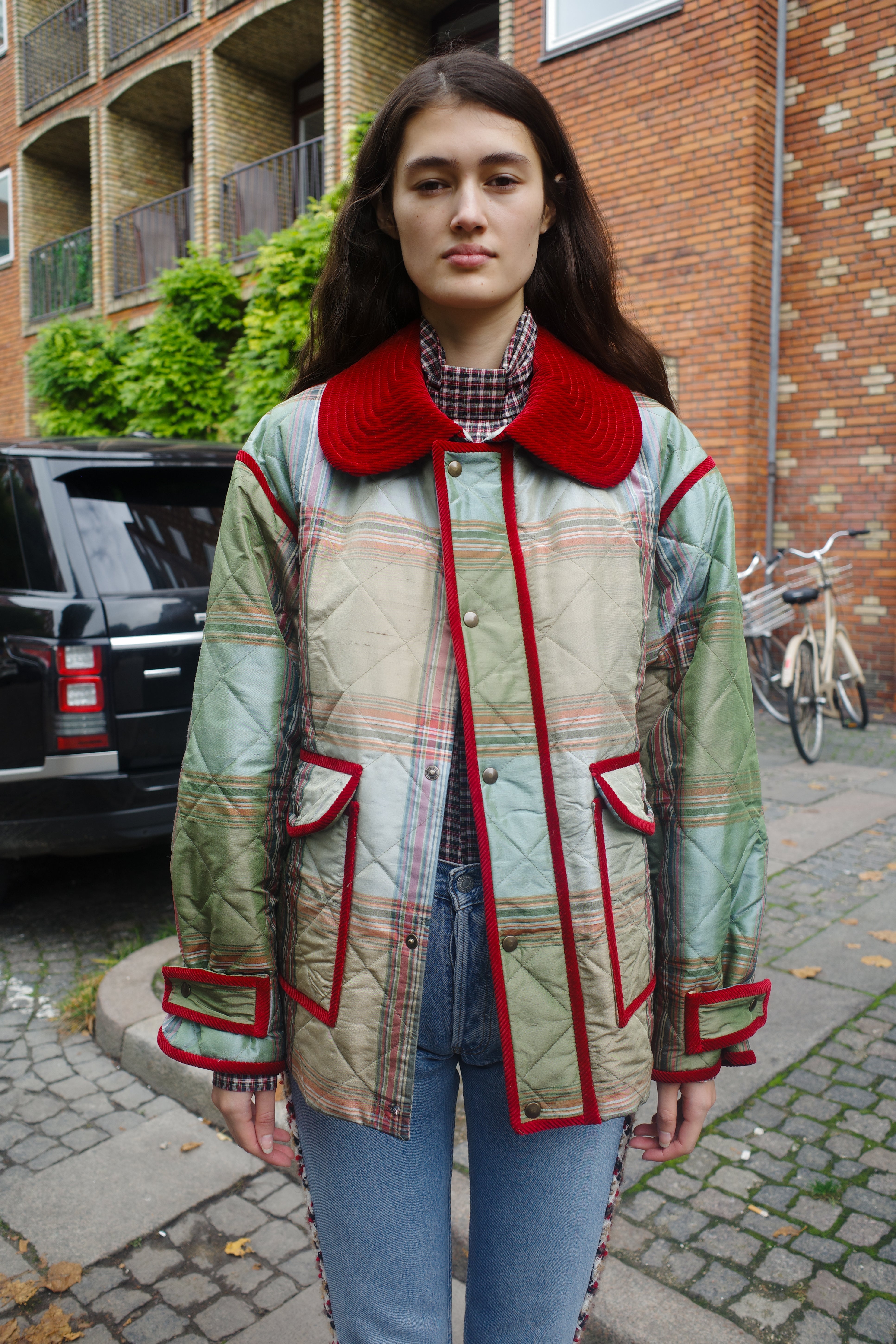 Harriet quilted silk jacket