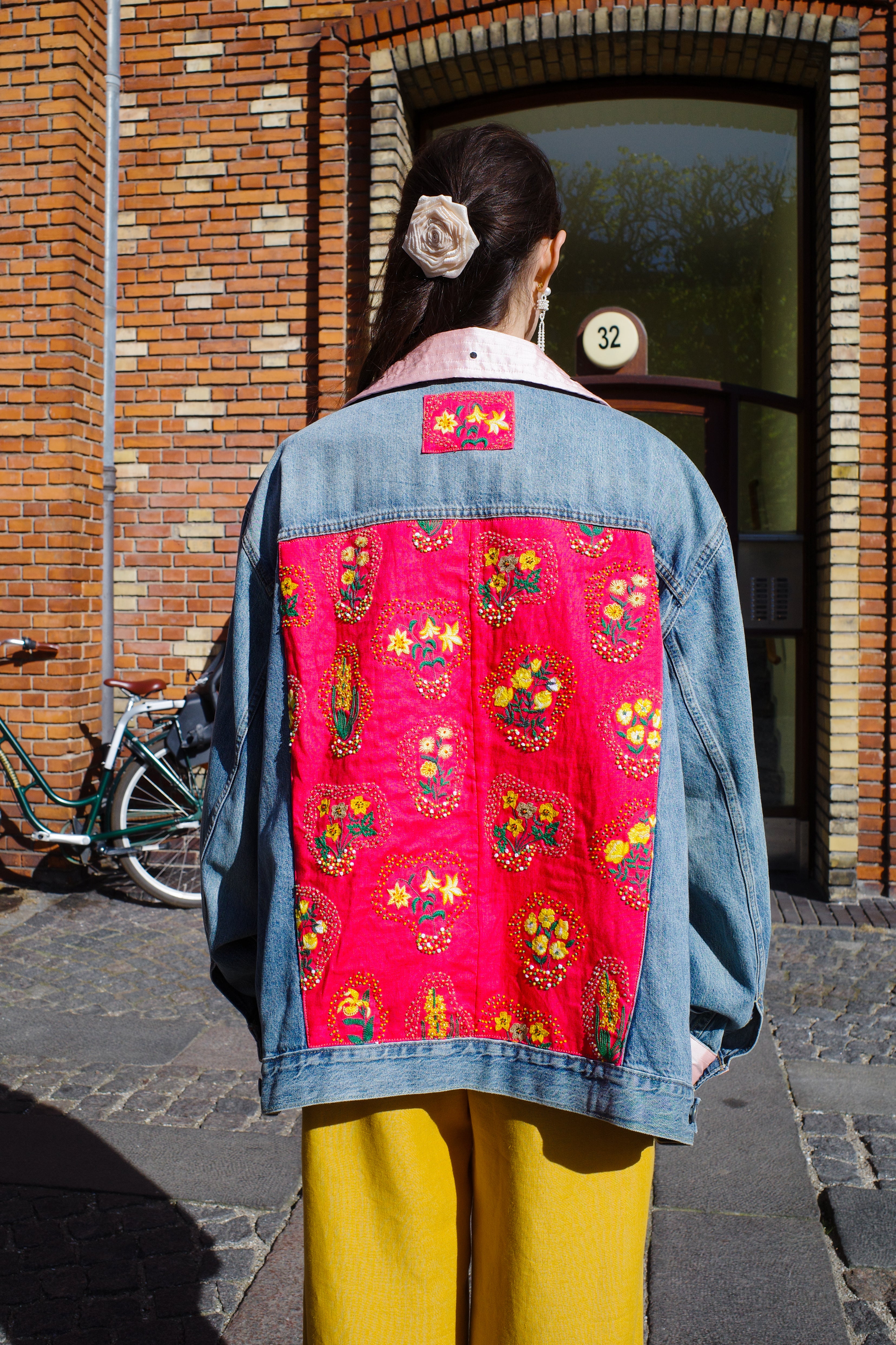 Upcycled Denim Jacket - One of a kind