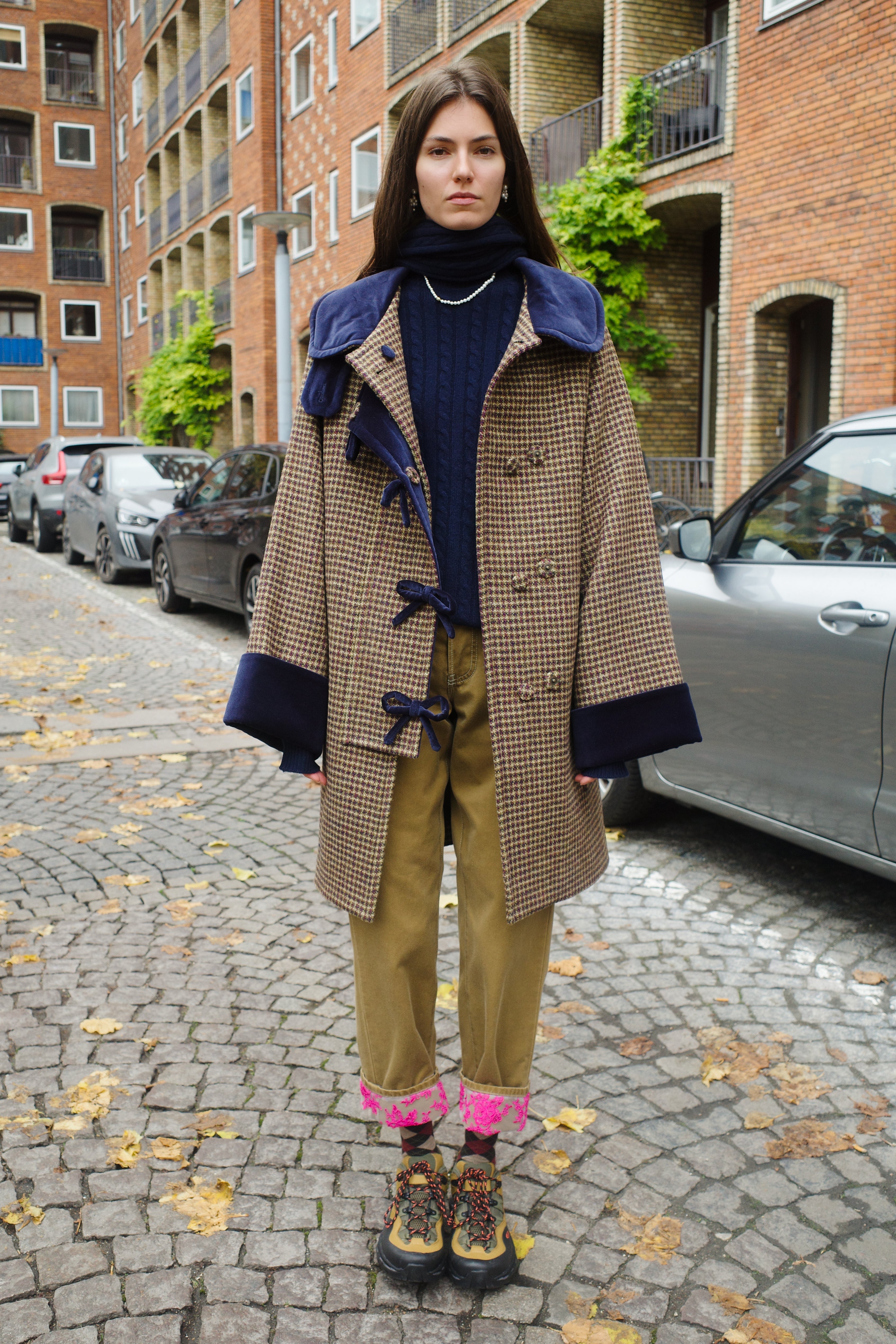 Thea Coat - Purple Harris Tweed Purple